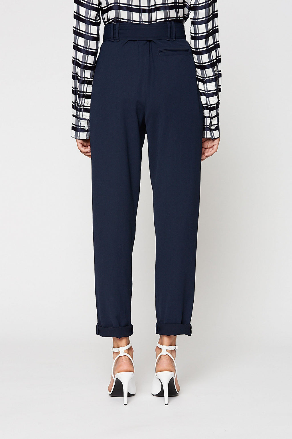 VISCOSE EYELET TROUSER
