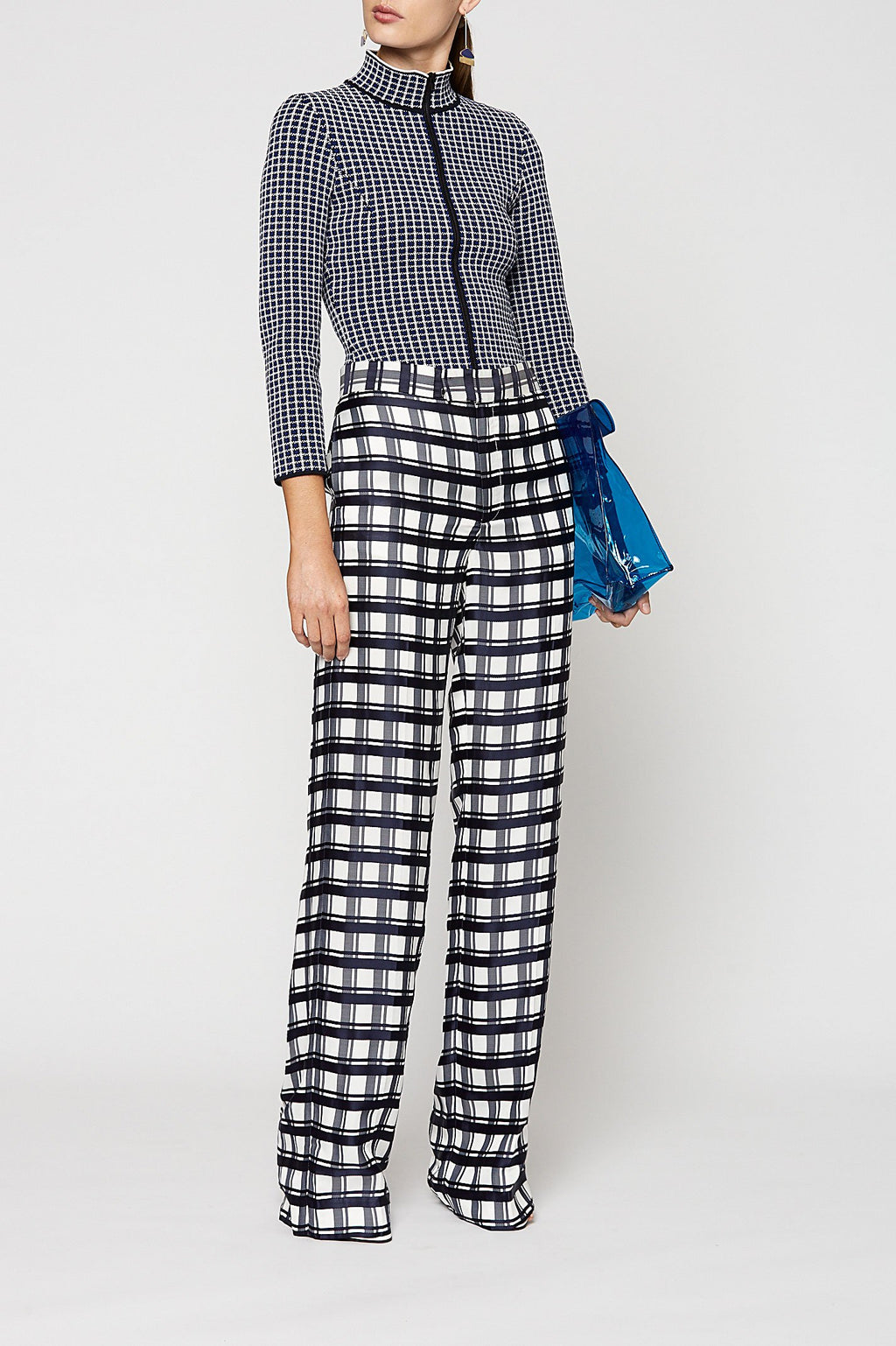 CHECK TROUSER