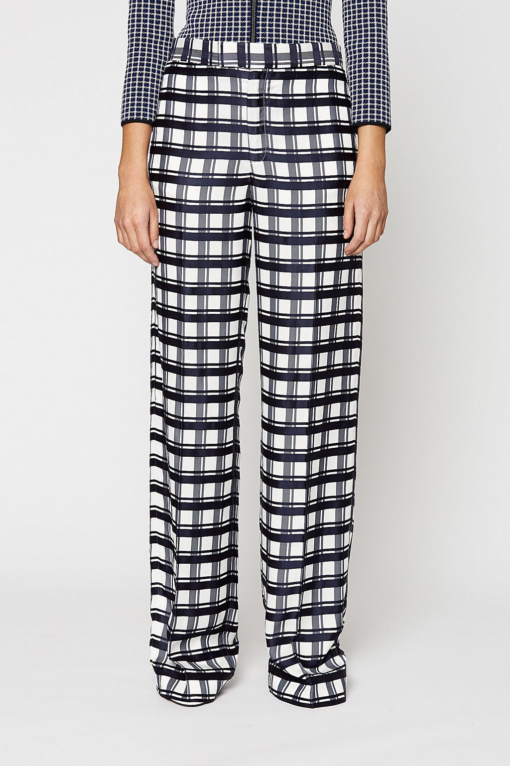 CHECK TROUSER