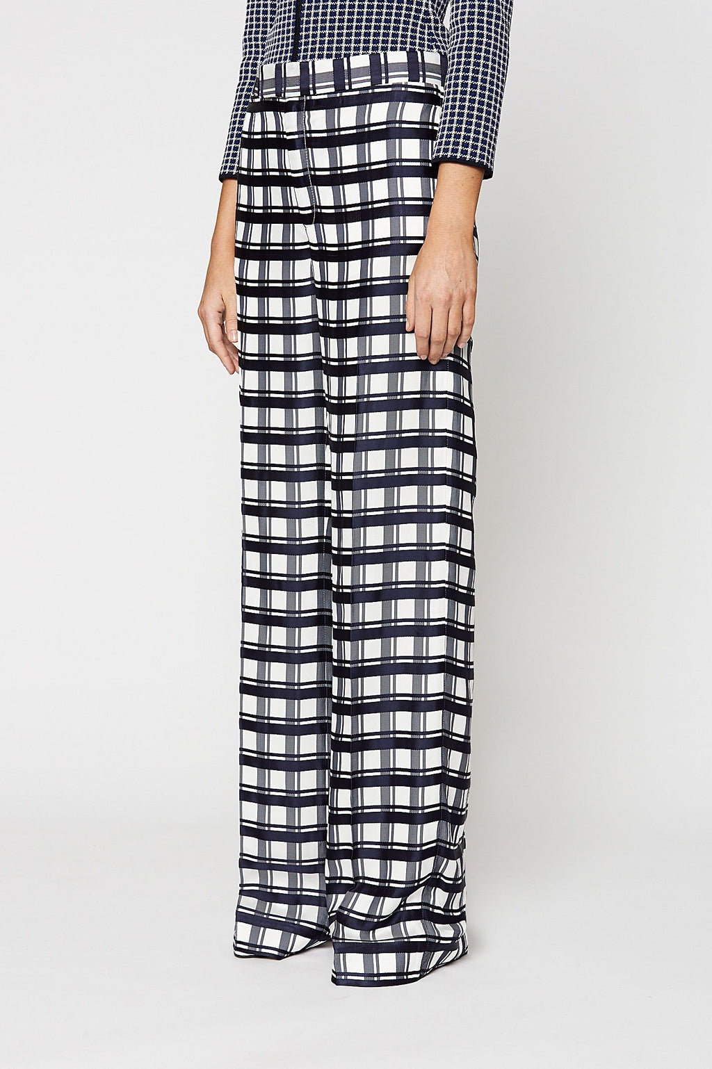 CHECK TROUSER