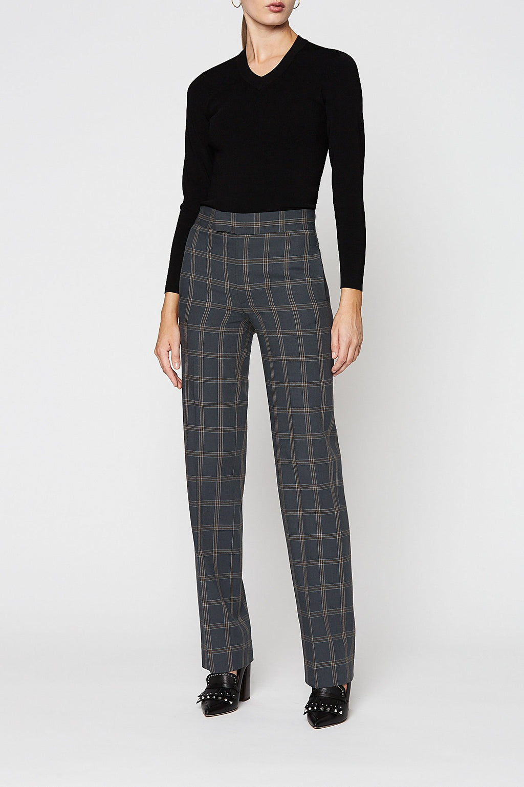 PLAID TAILORED TROUSER