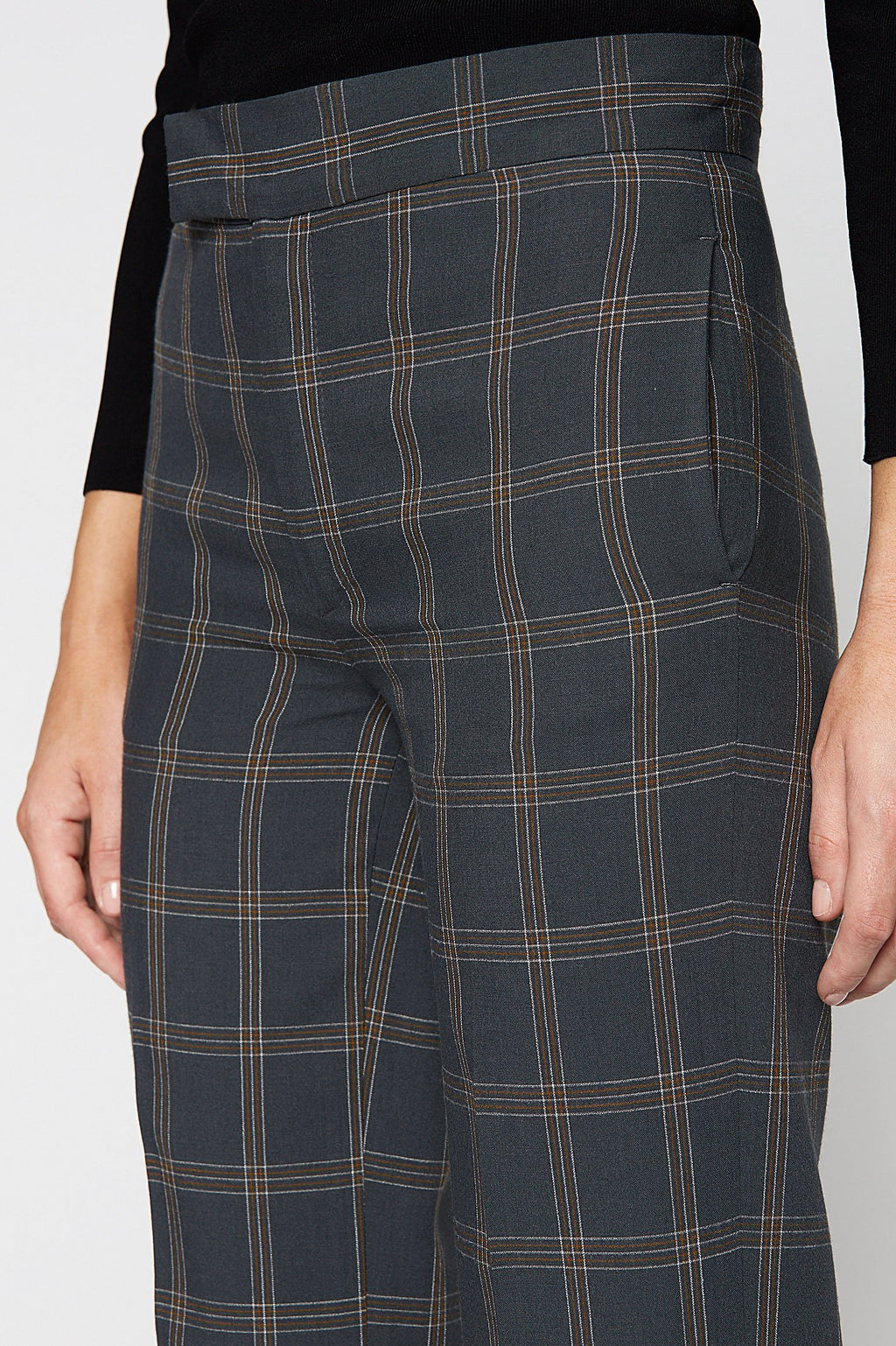 PLAID TAILORED TROUSER
