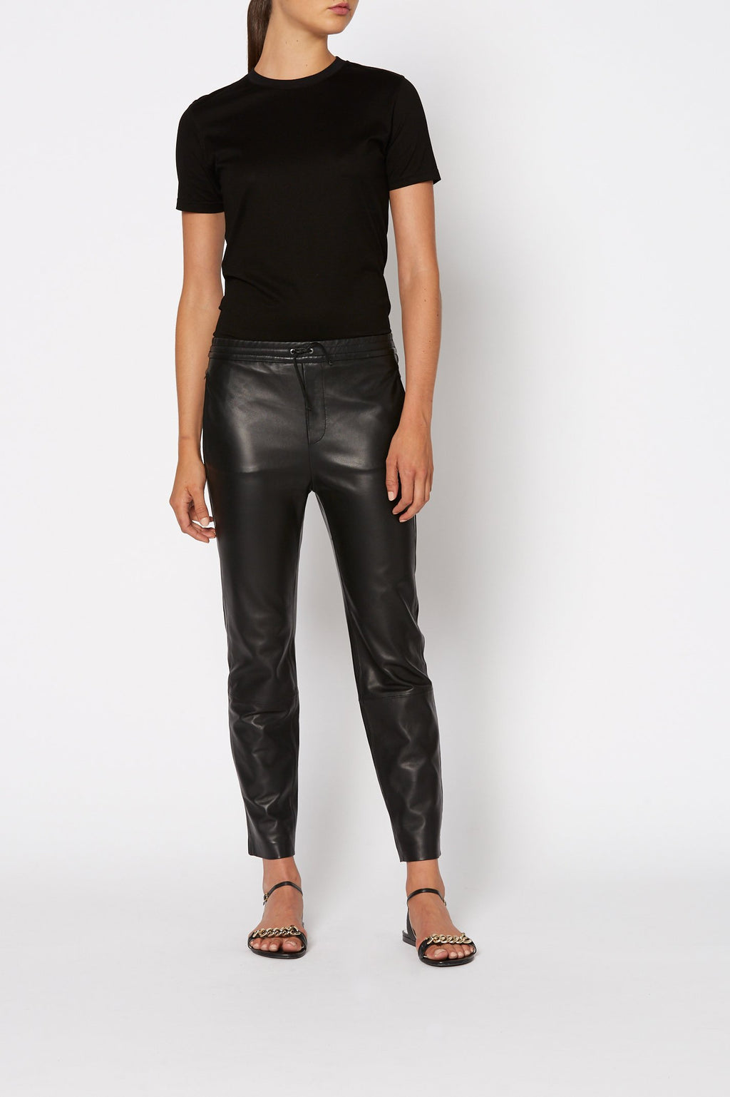LEATHER JOGGER