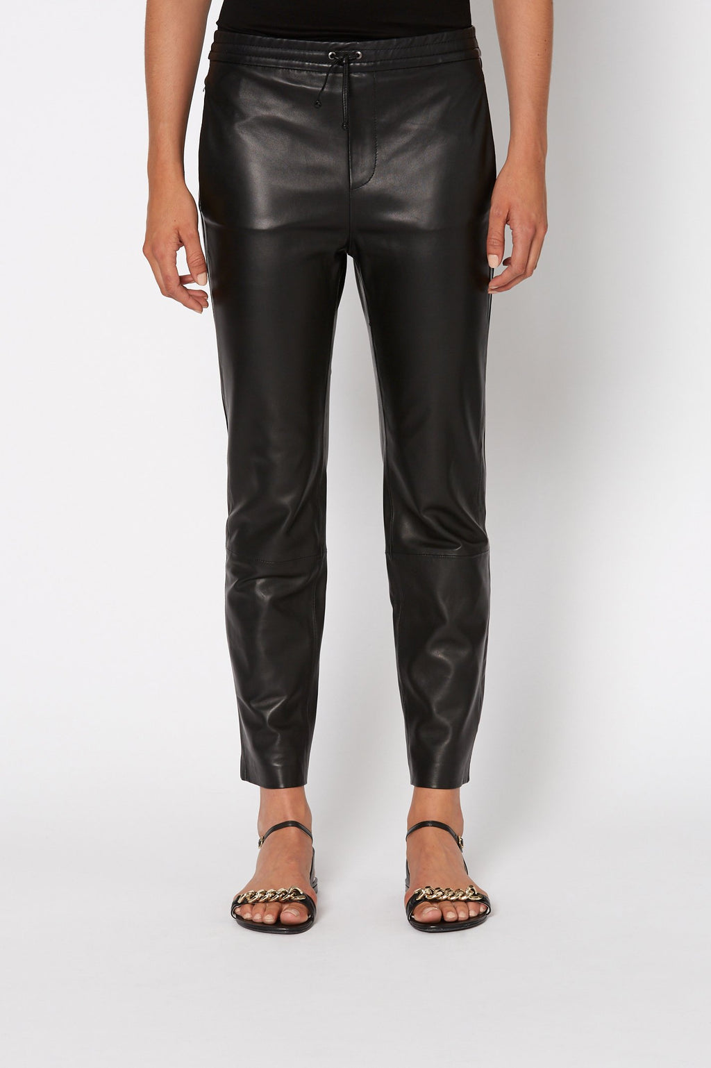 LEATHER JOGGER