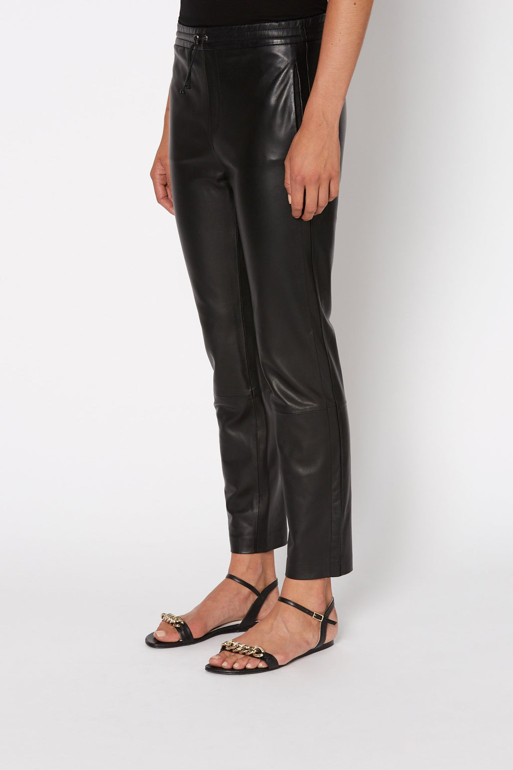 LEATHER JOGGER