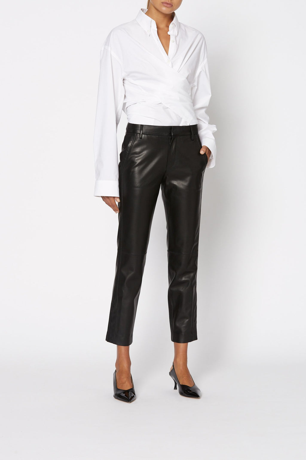 LEATHER TROUSER