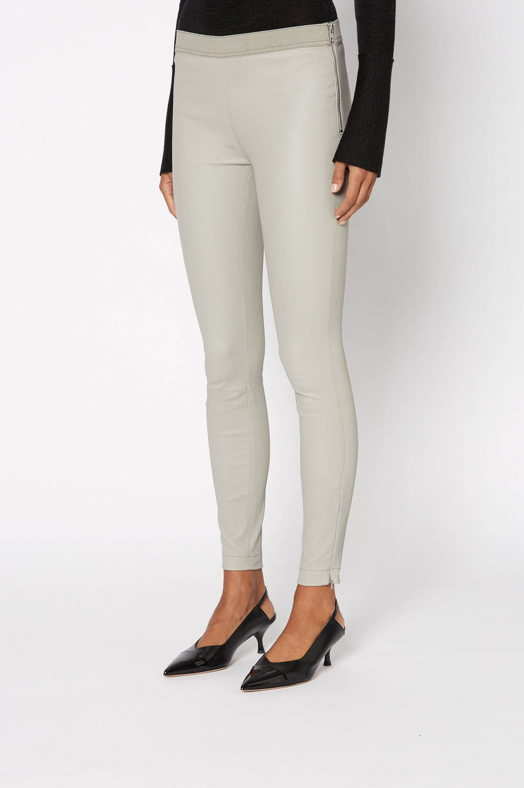STRETCH LEATHER LEGGING