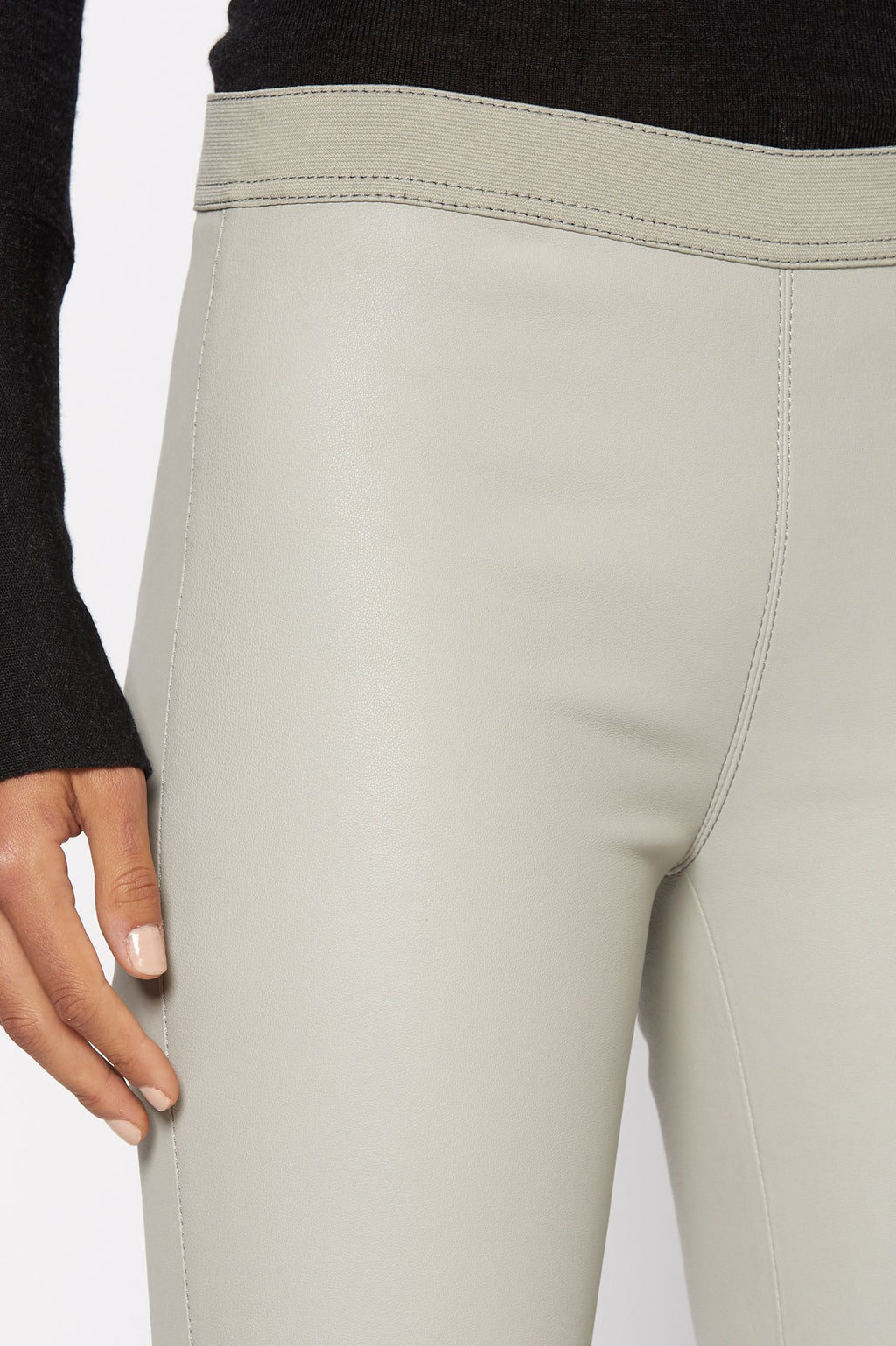 STRETCH LEATHER LEGGING
