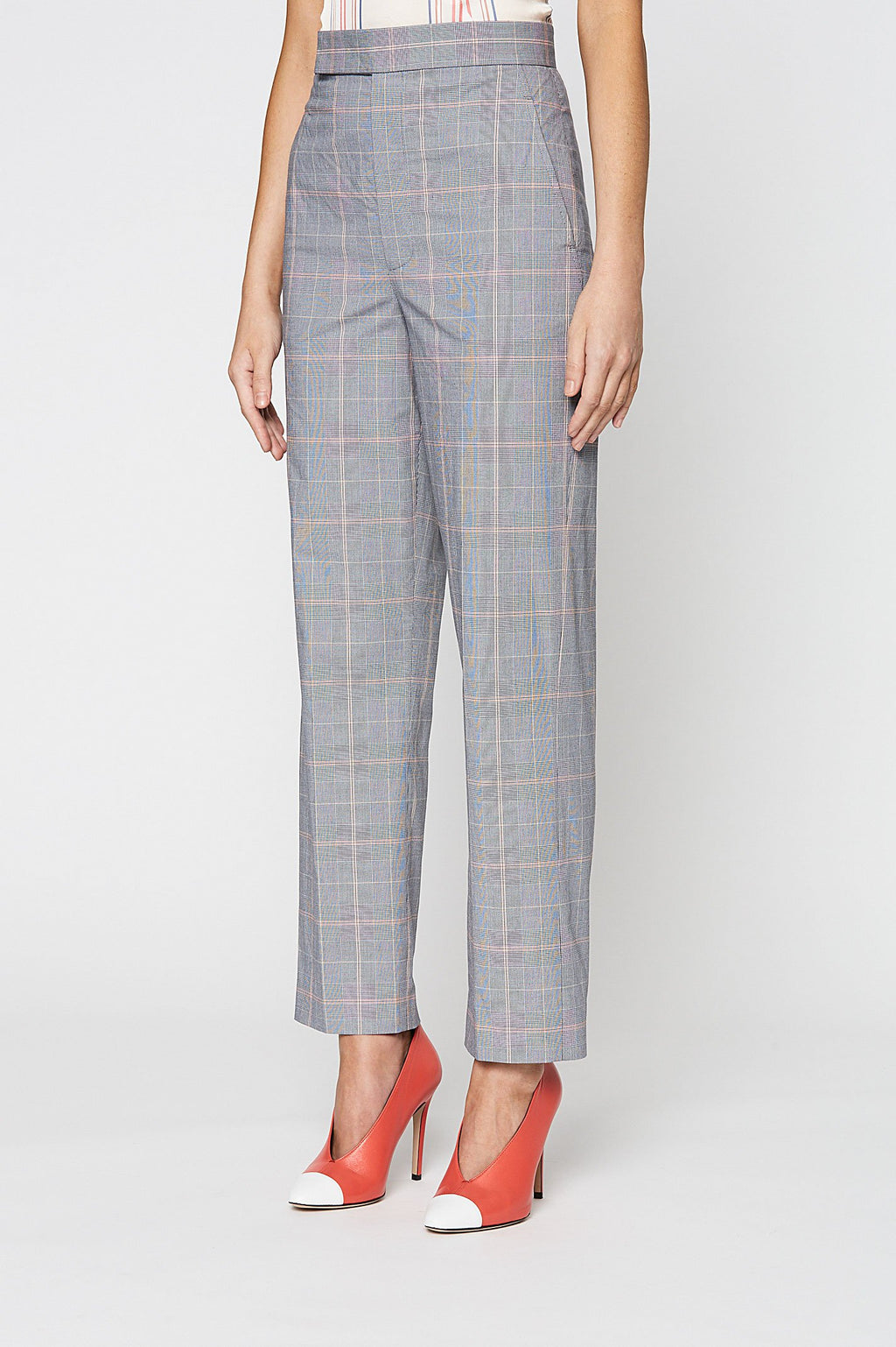 CHECK TROUSER