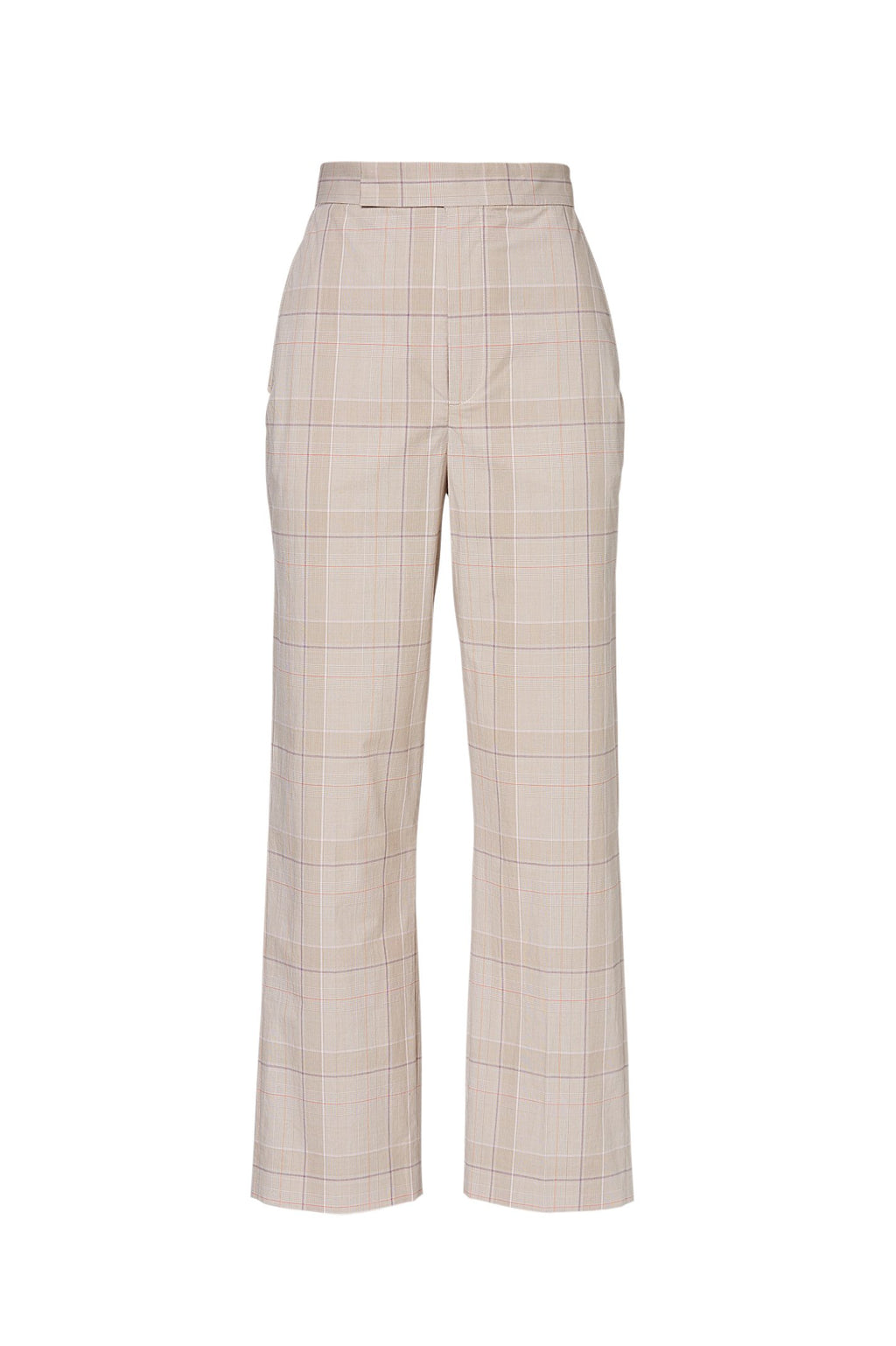 CHECK SLIM FIT TROUSER
