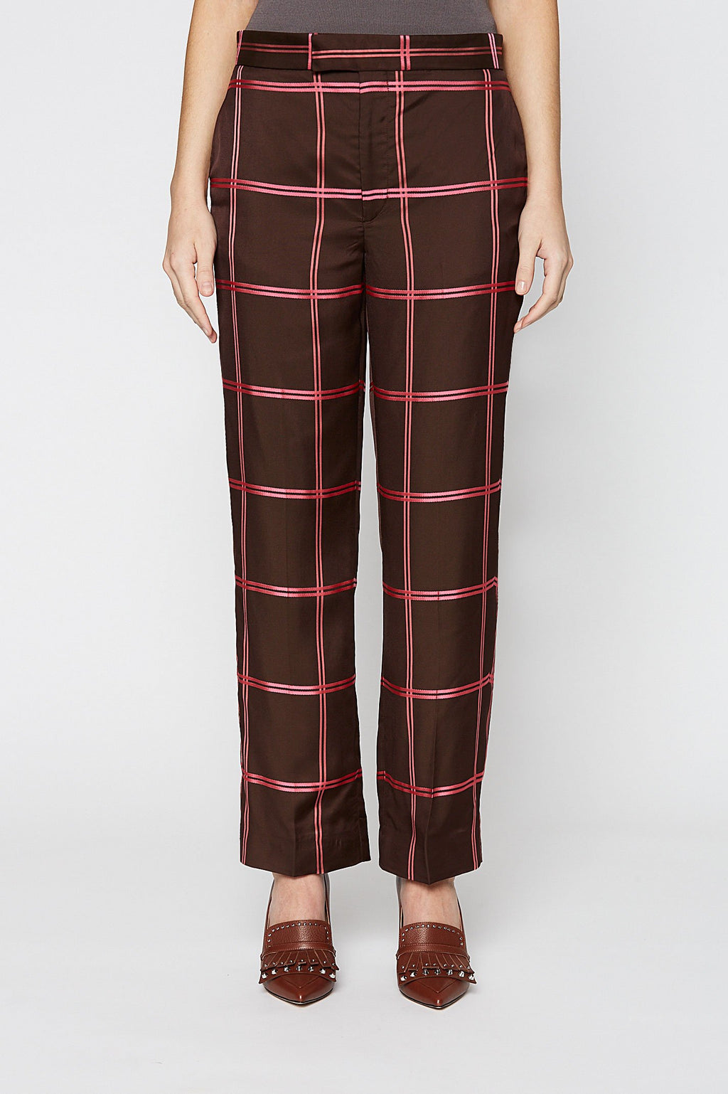 CHECK TROUSER