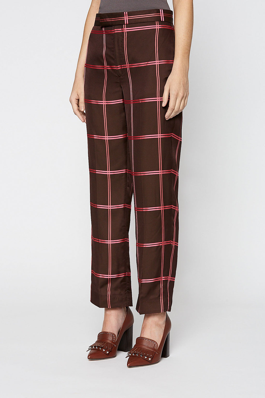 CHECK TROUSER