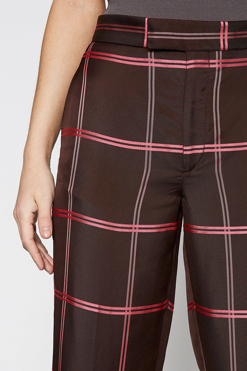 CHECK TROUSER