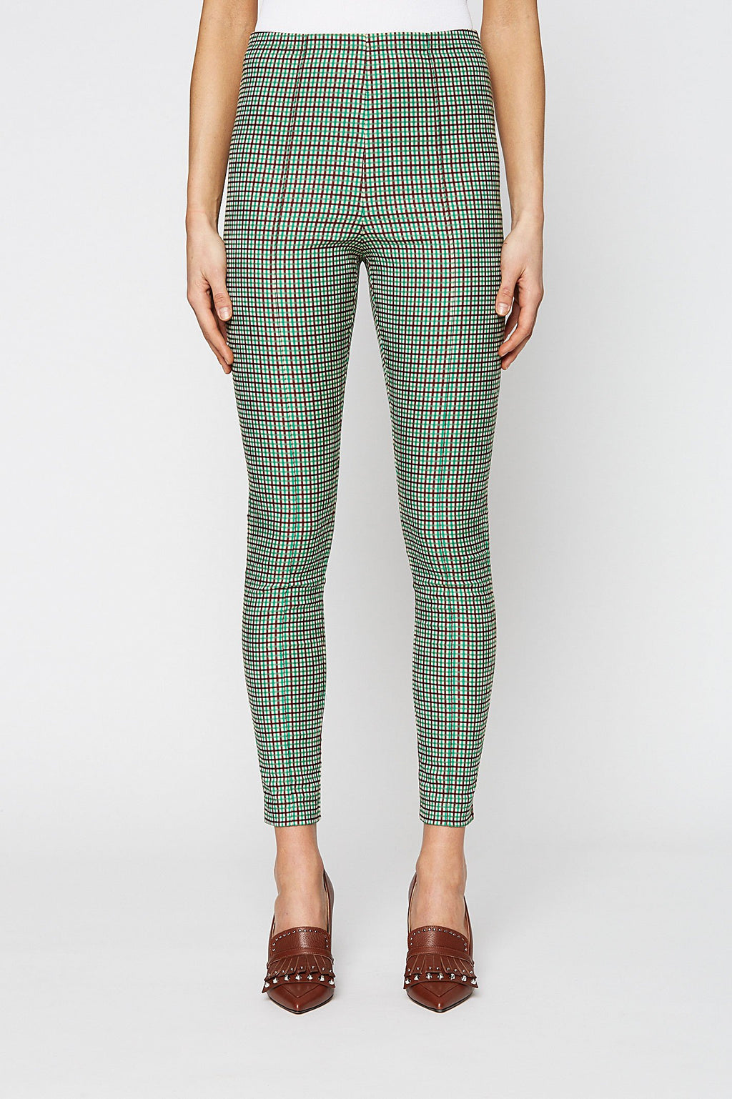 MINI PLAID PINTUCK LEGGING