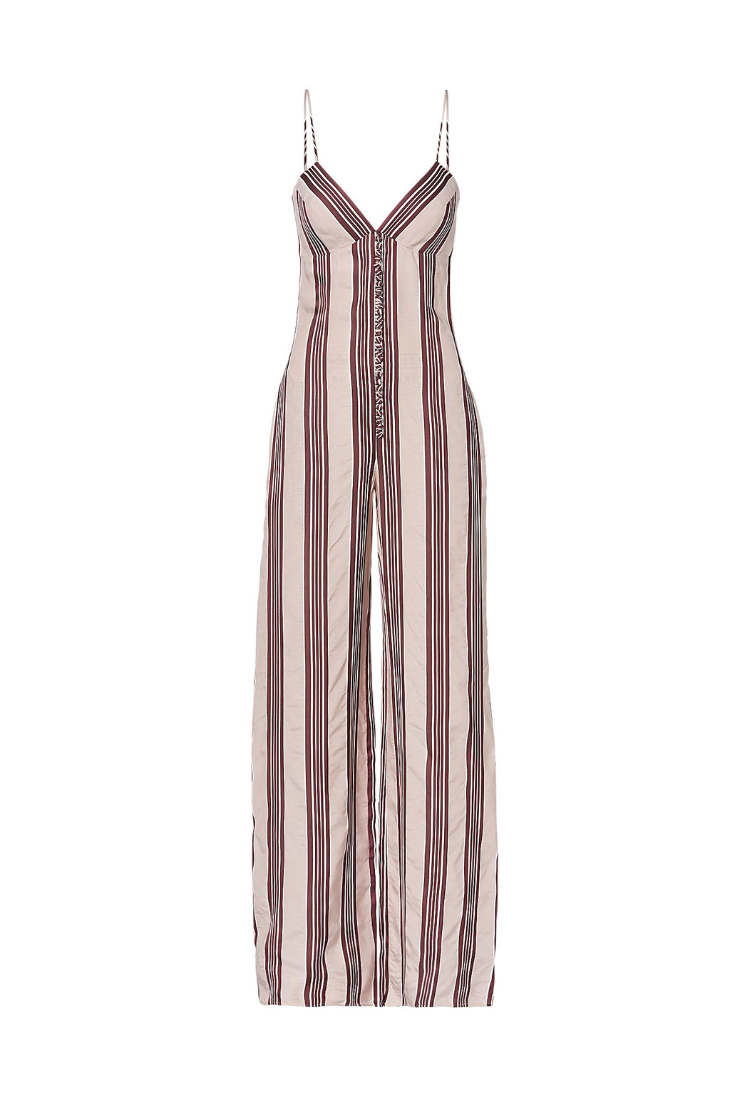 STRIPE SHOESTRING JUMPSUIT