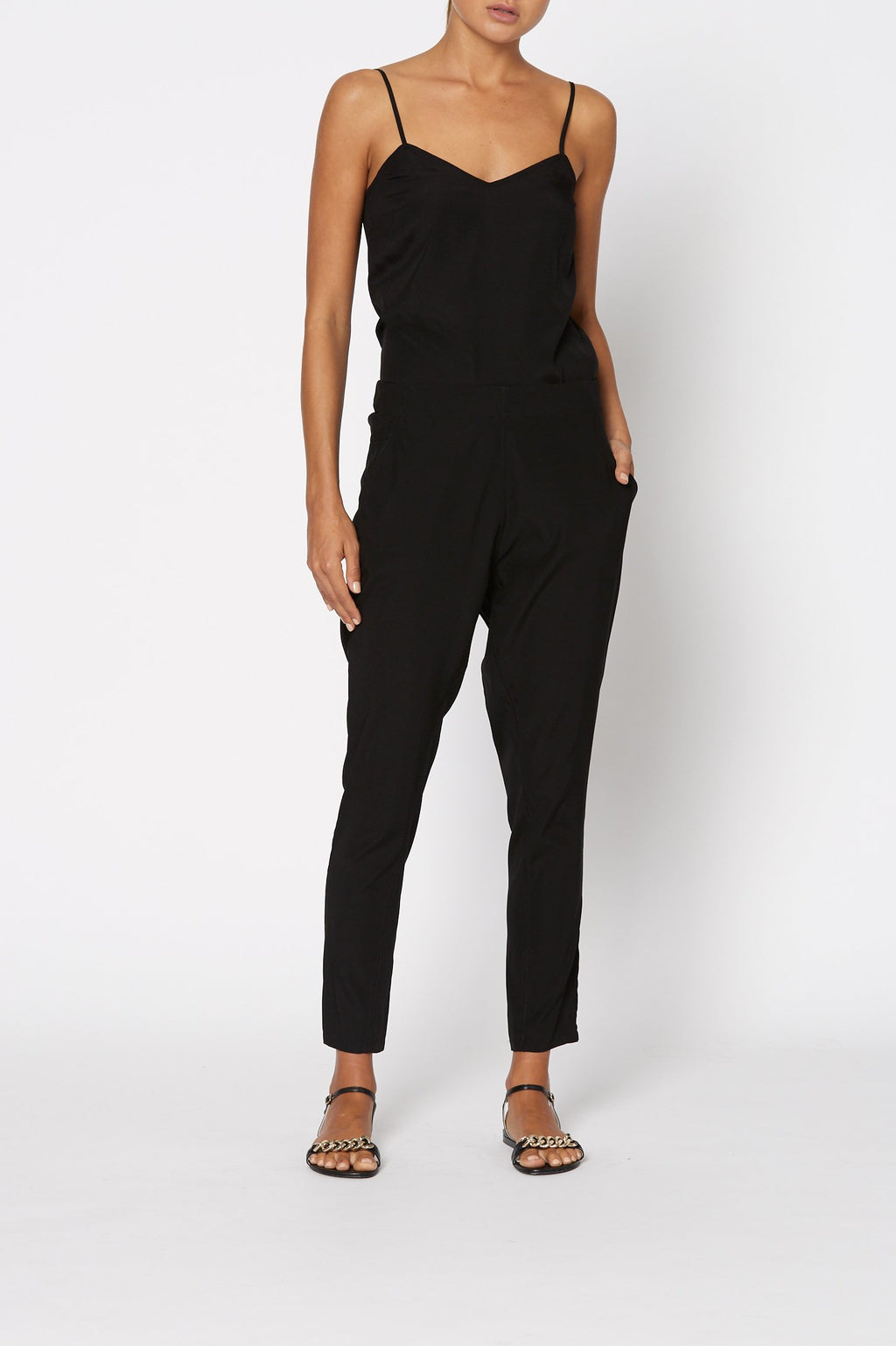 SILK V NECK CAMI