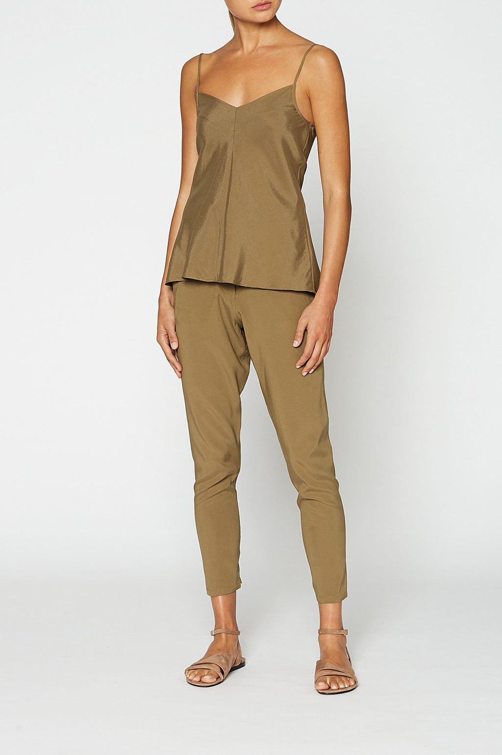SILK V NECK CAMI