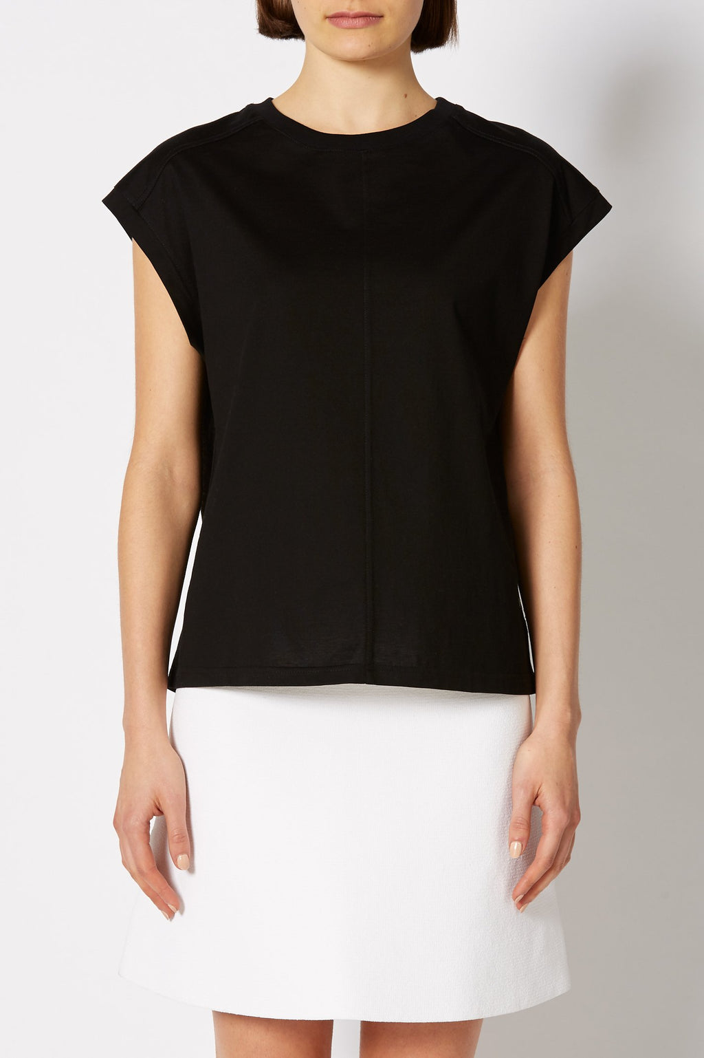 MERCERISED SLEEVELESS TEE