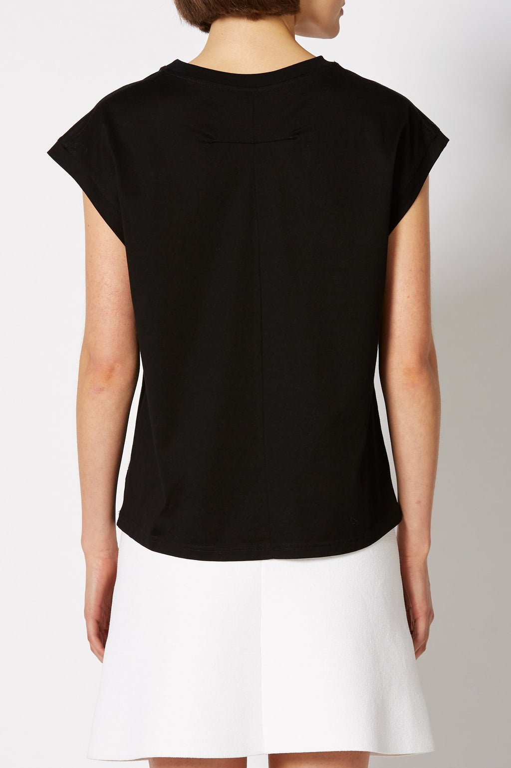 MERCERISED SLEEVELESS TEE