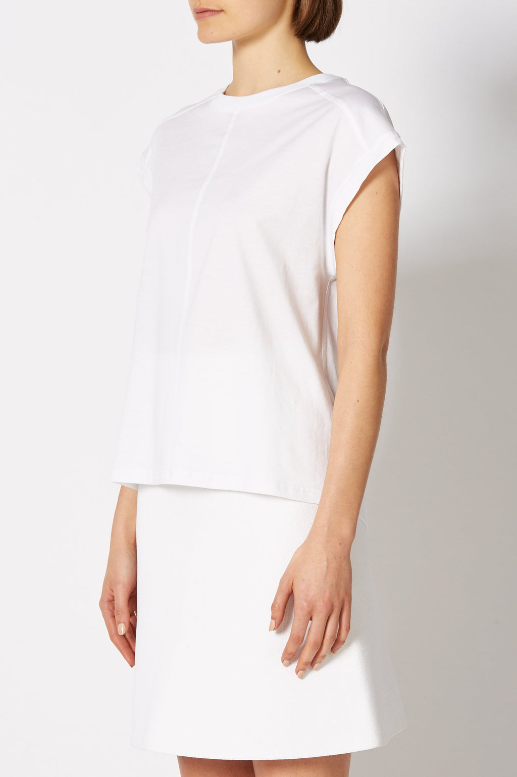 MERCERISED SLEEVELESS TEE
