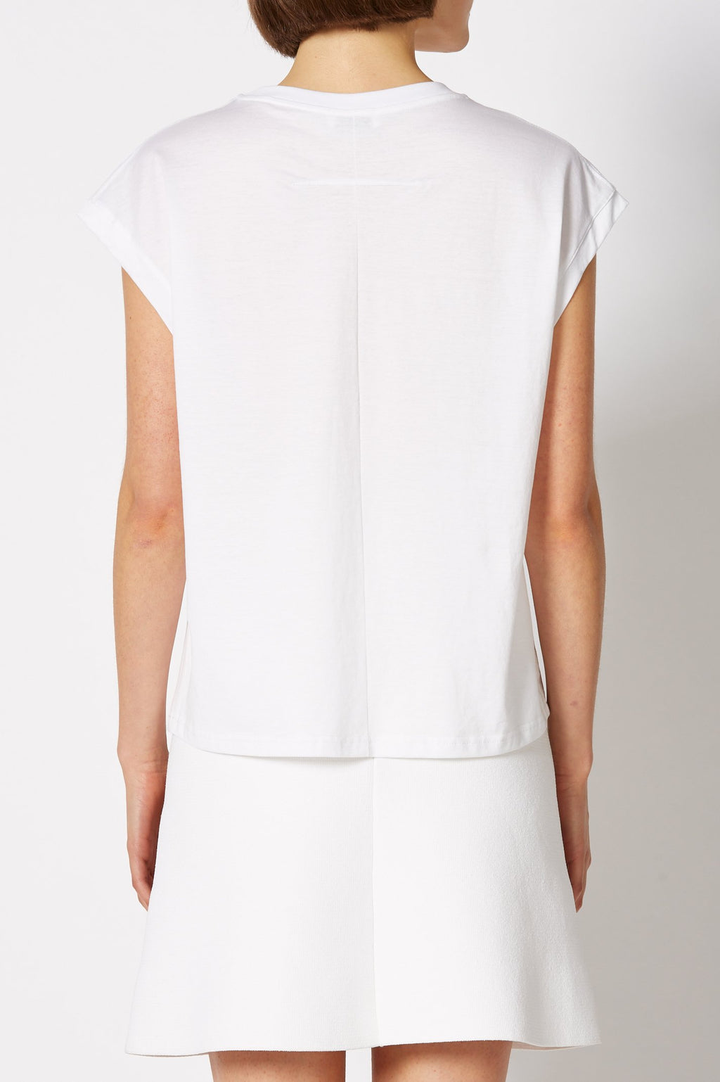 MERCERISED SLEEVELESS TEE