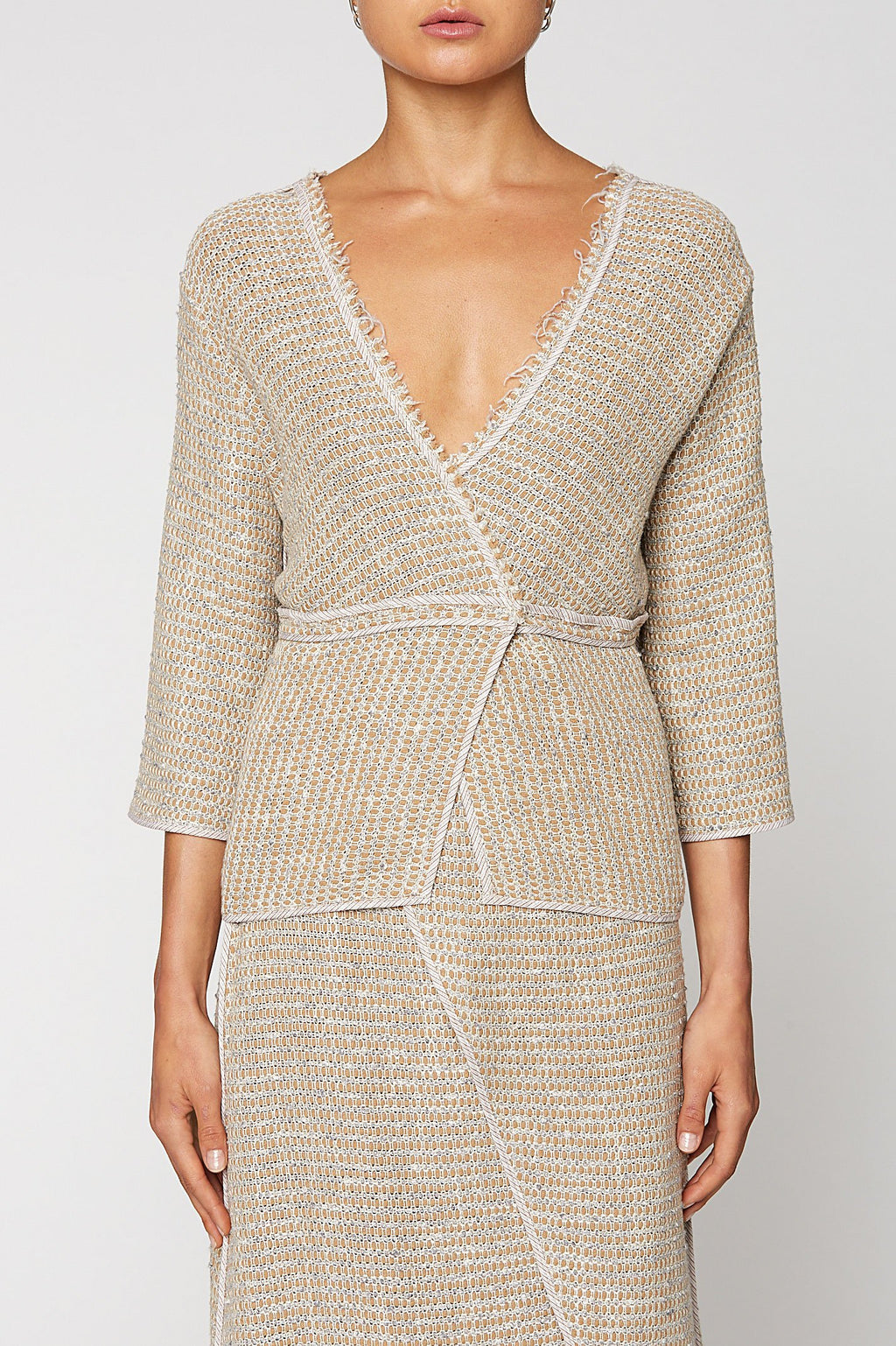 BASKET WEAVE TOP