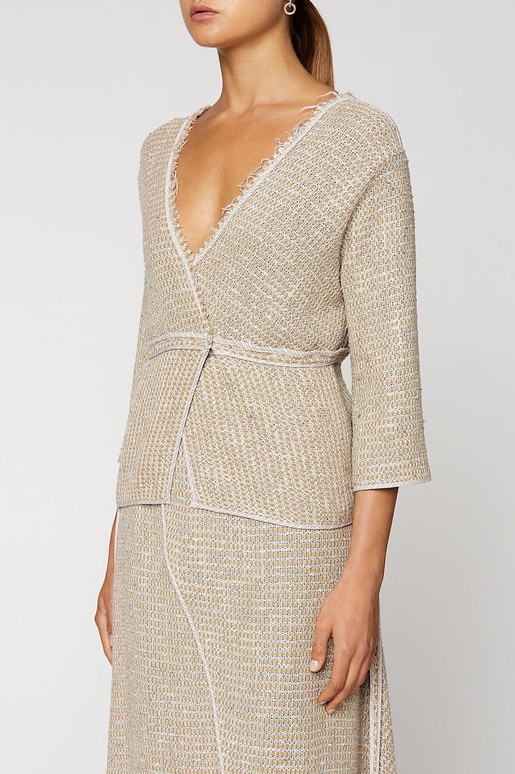 BASKET WEAVE TOP