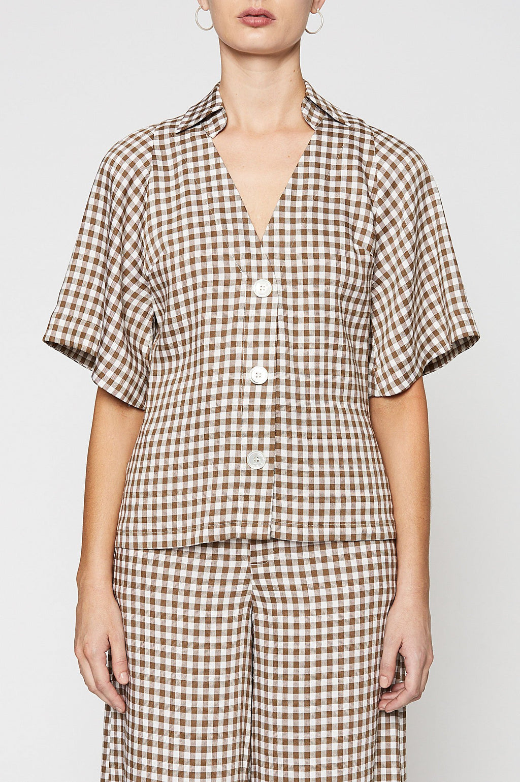 GINGHAM TOP