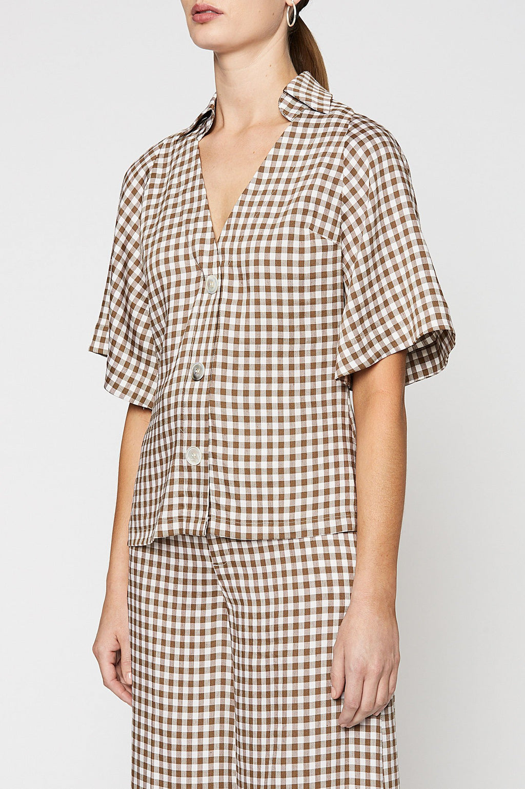 GINGHAM TOP