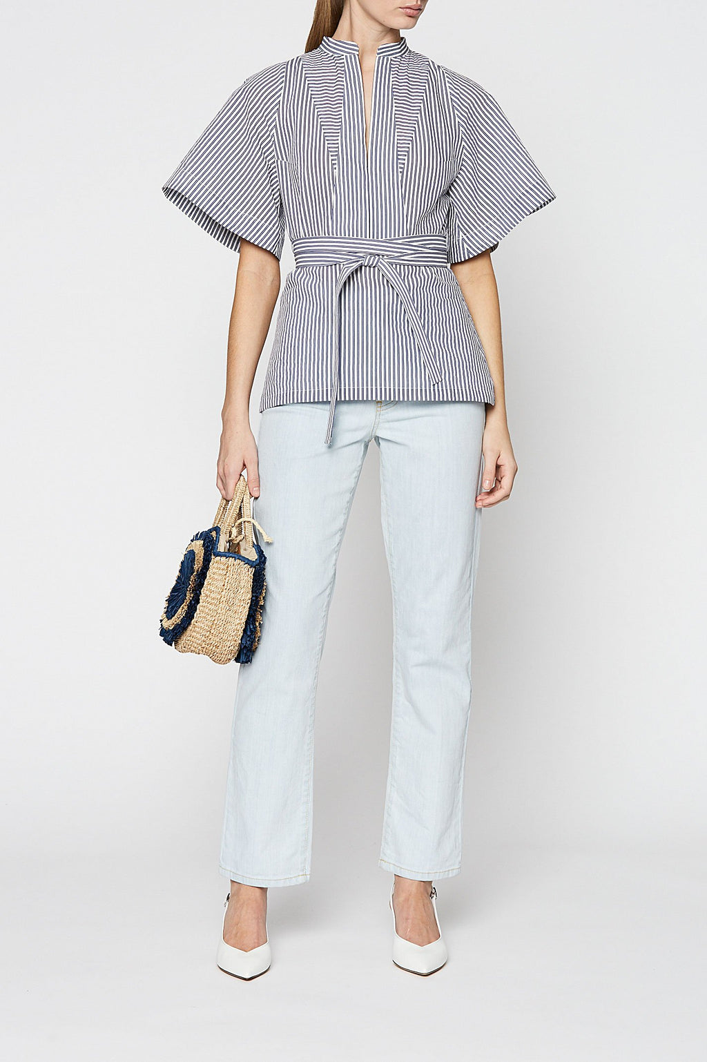 STRIPED COTTON TOP