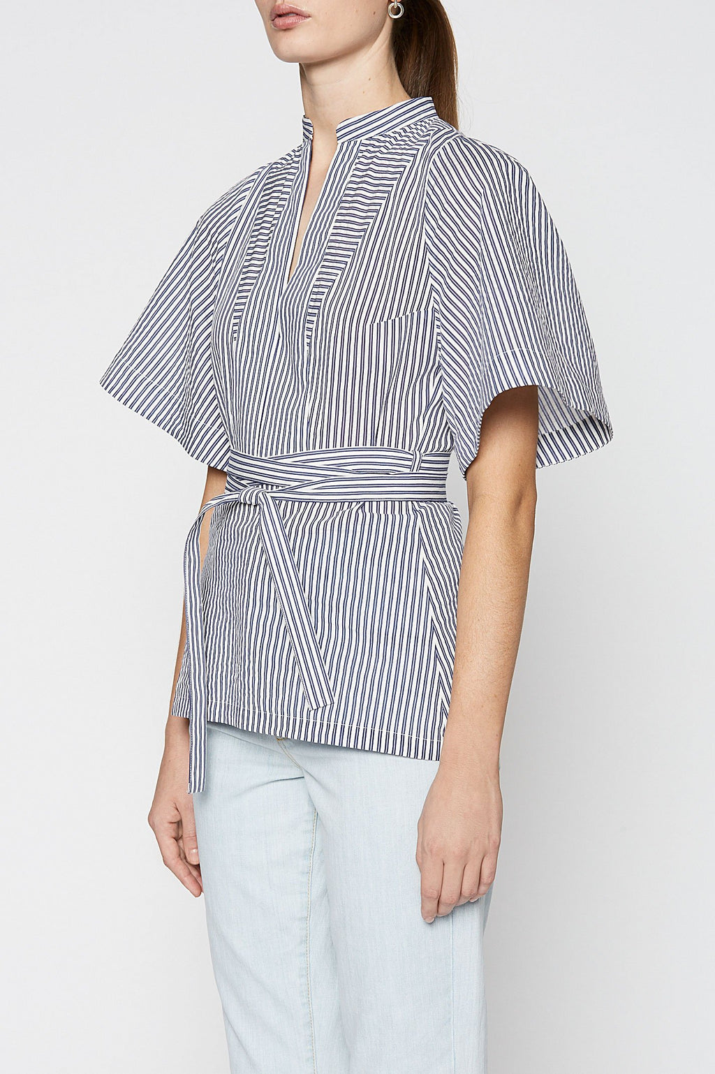 STRIPED COTTON TOP