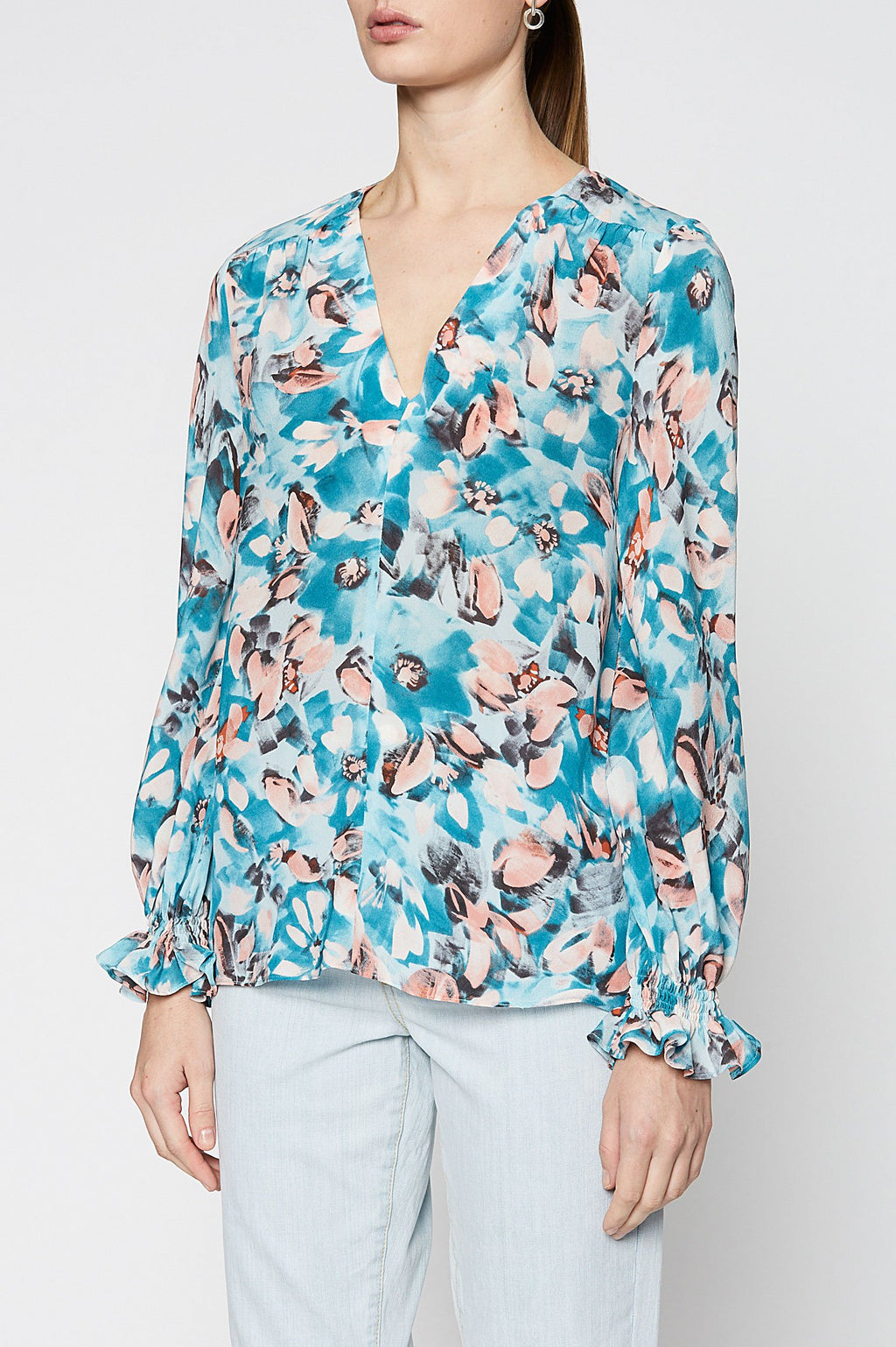 MAGNOLIA PRINT BLOUSE