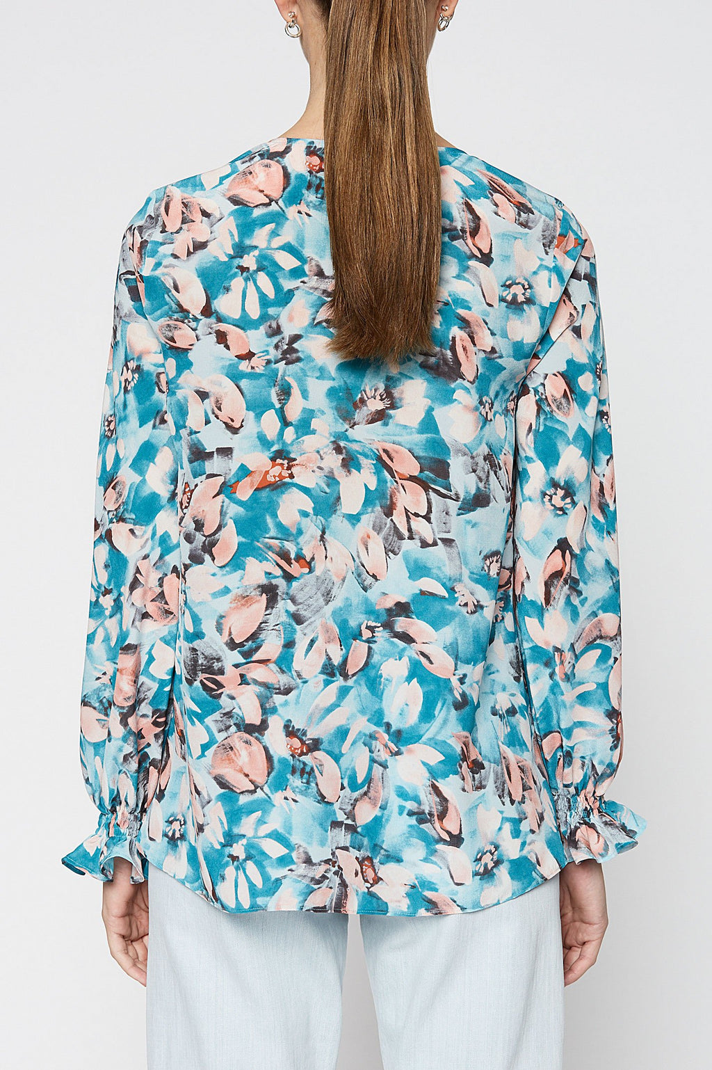 MAGNOLIA PRINT BLOUSE