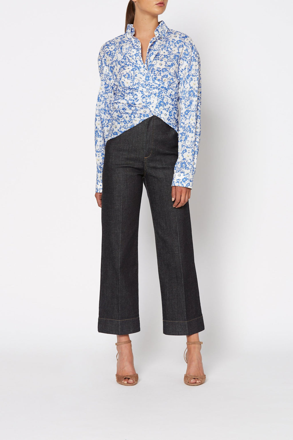 FLORAL BUTTON DOWN SHIRT