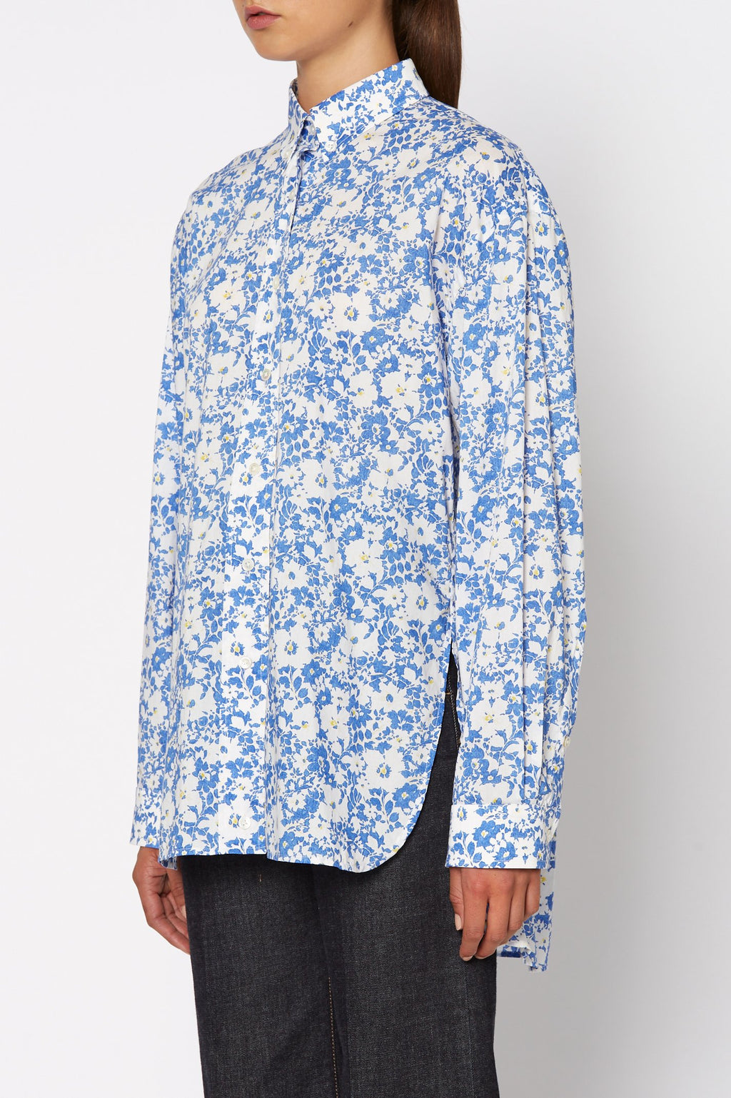 FLORAL BUTTON DOWN SHIRT
