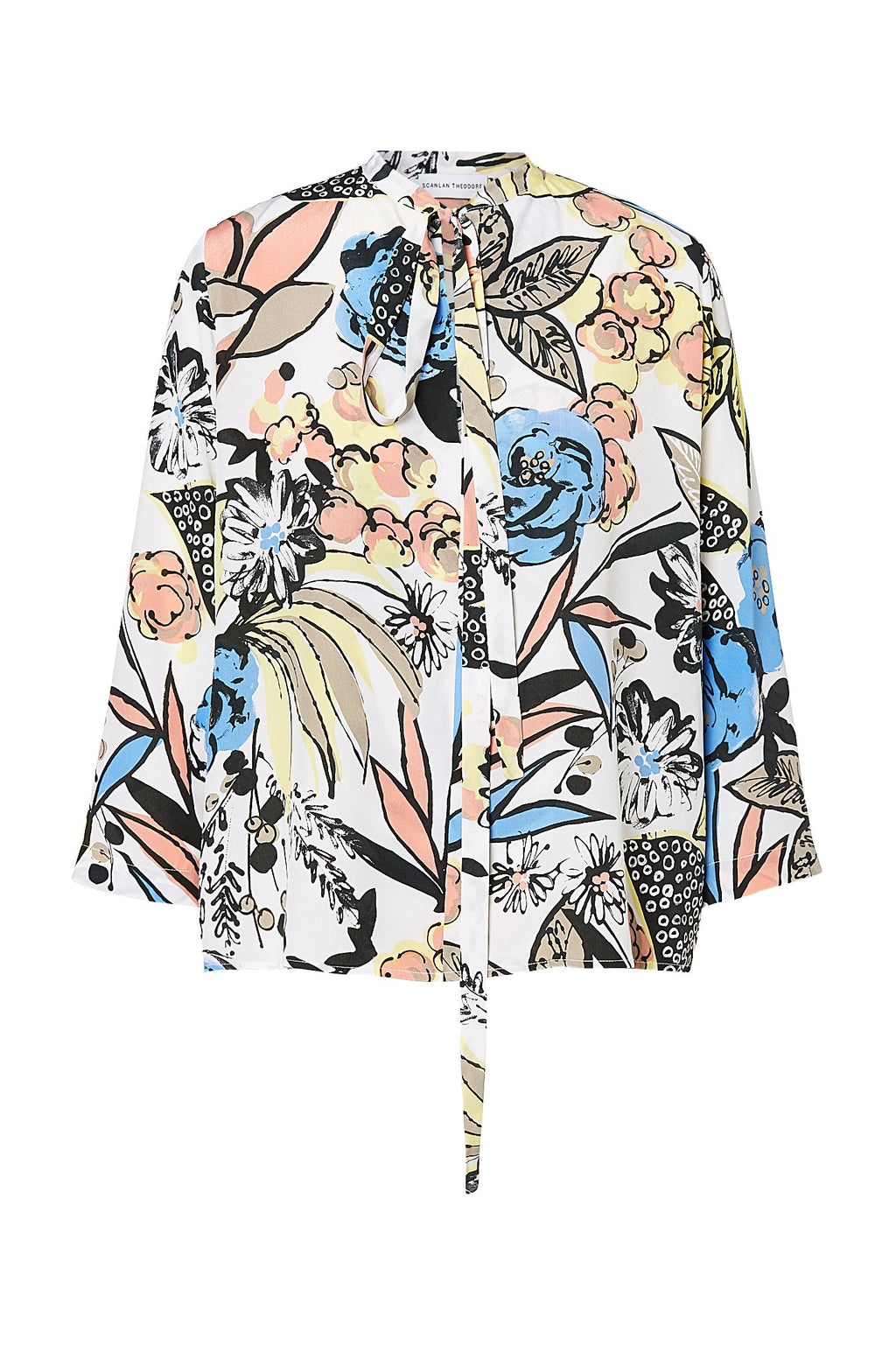 CDC LEAF PRINT BLOUSE