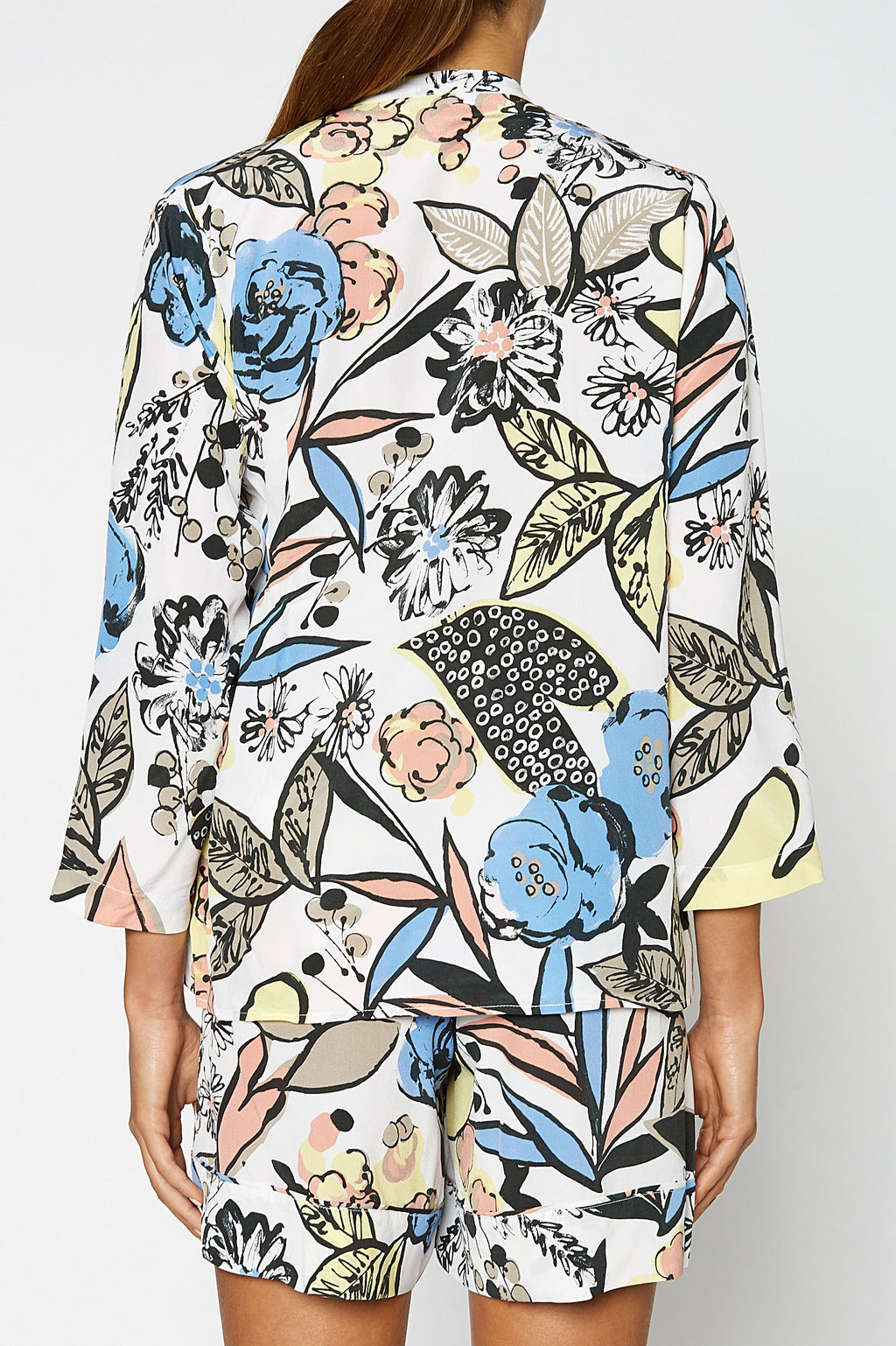 CDC LEAF PRINT BLOUSE