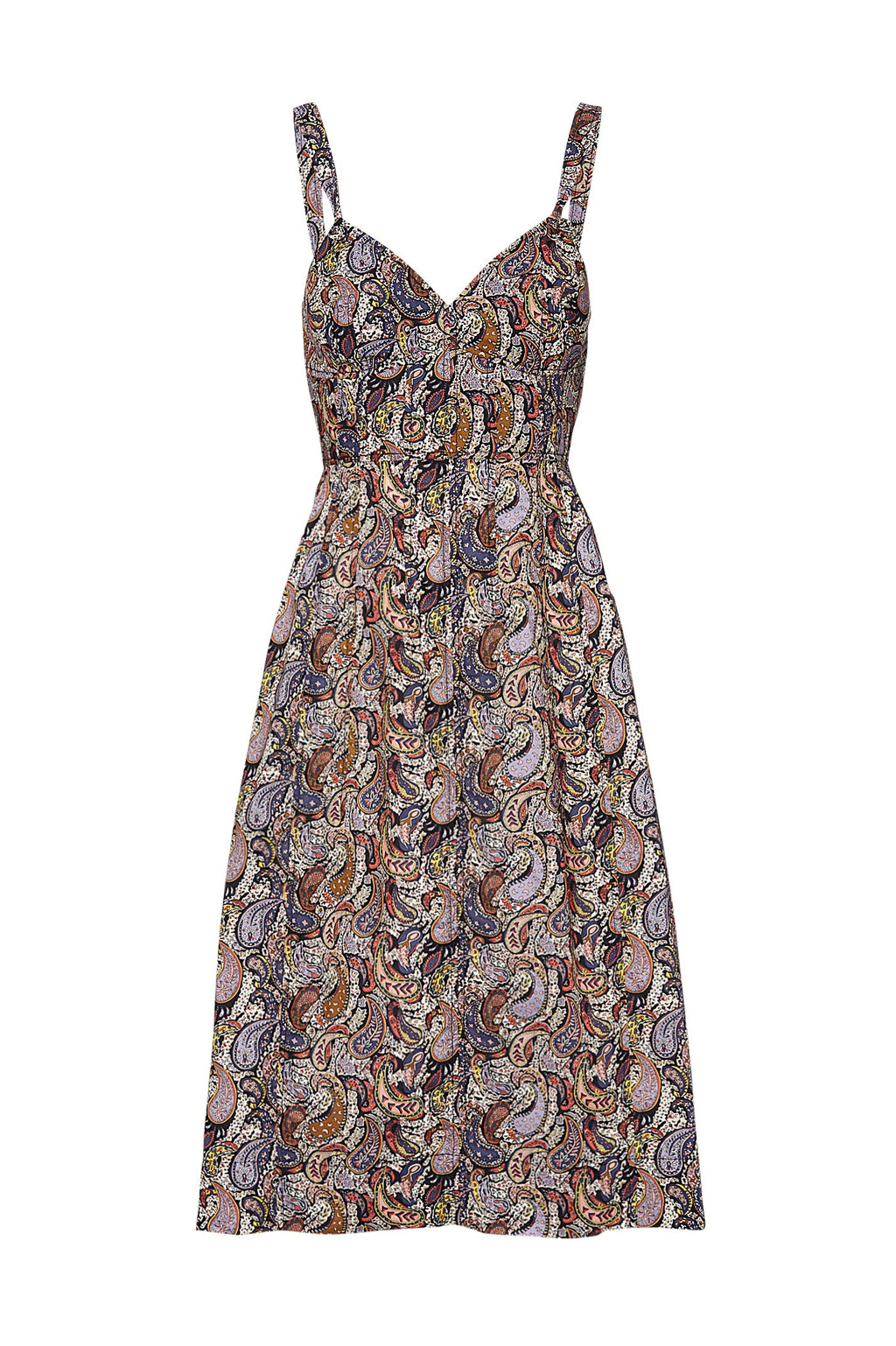 PAISLEY PRINTED DRESS