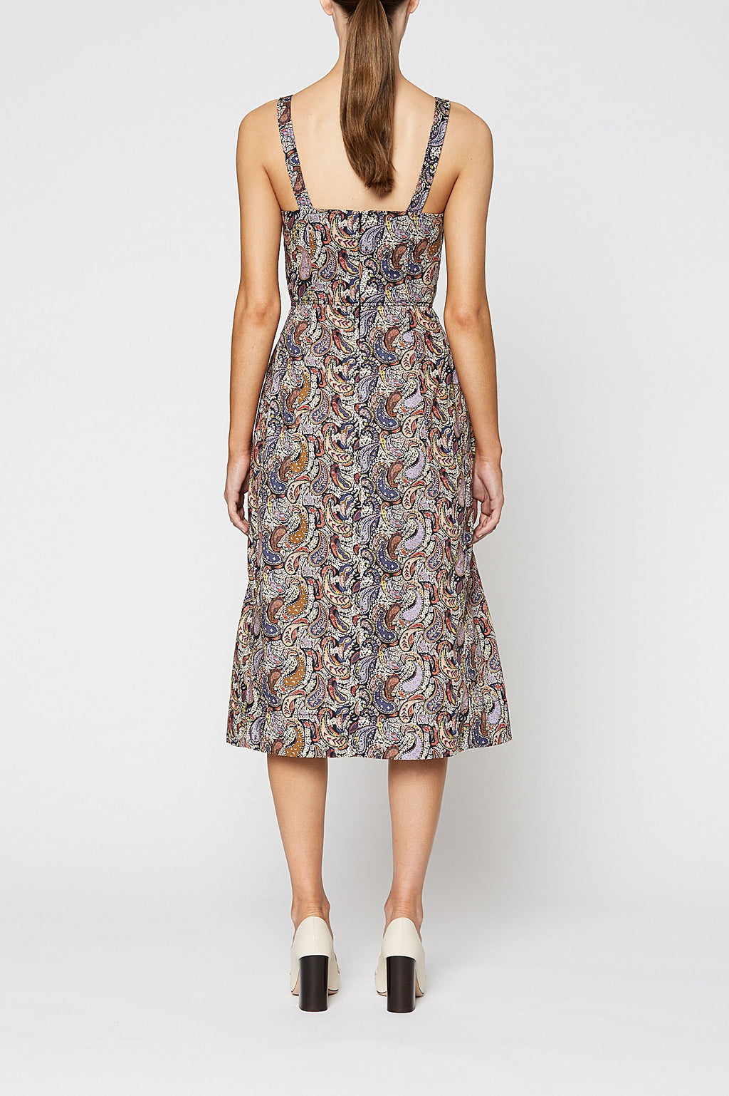 PAISLEY PRINTED DRESS