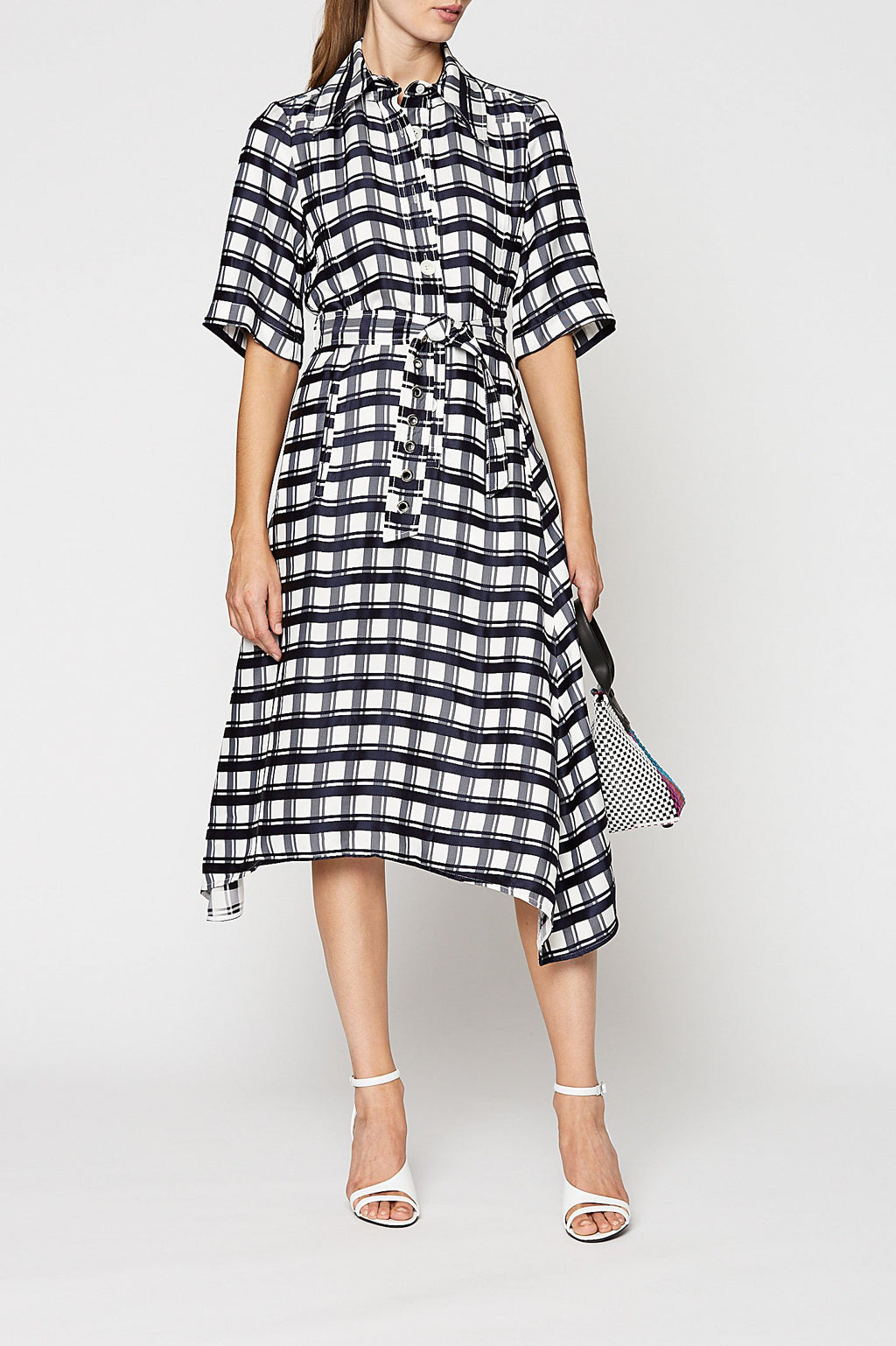 CHECK DRESS