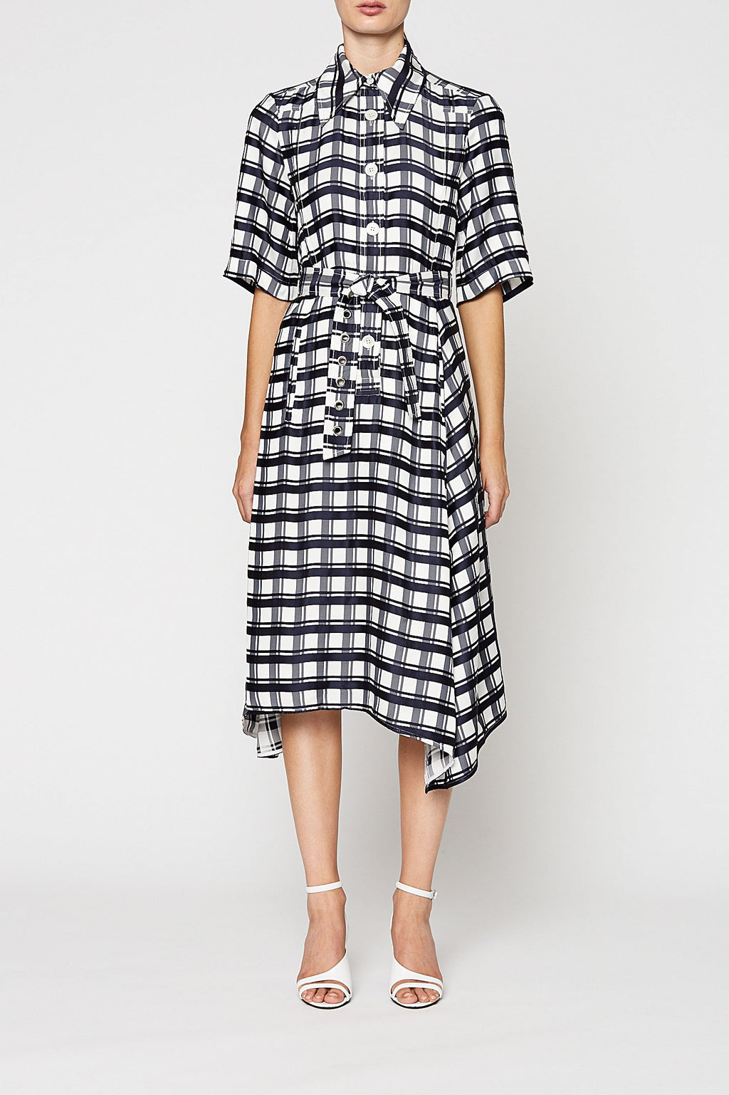 CHECK DRESS