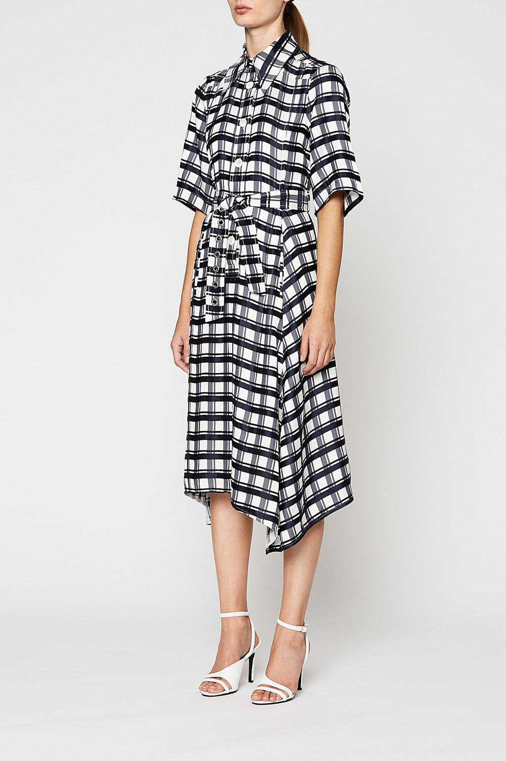 CHECK DRESS