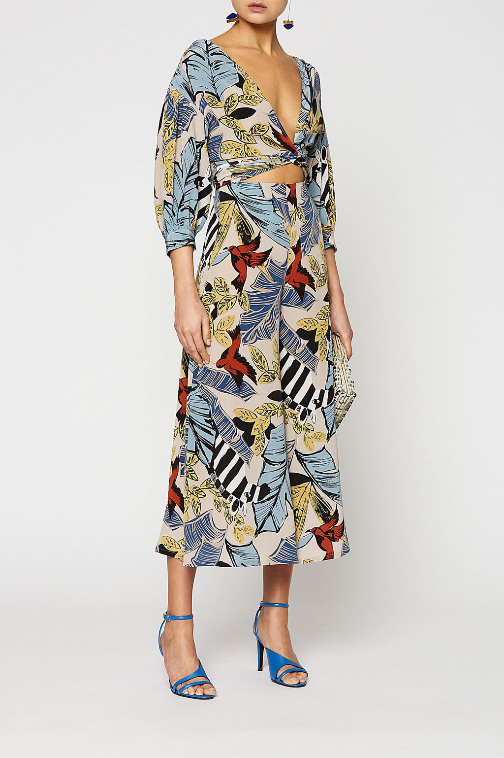 CDC ZEBRA WRAP JUMPSUIT