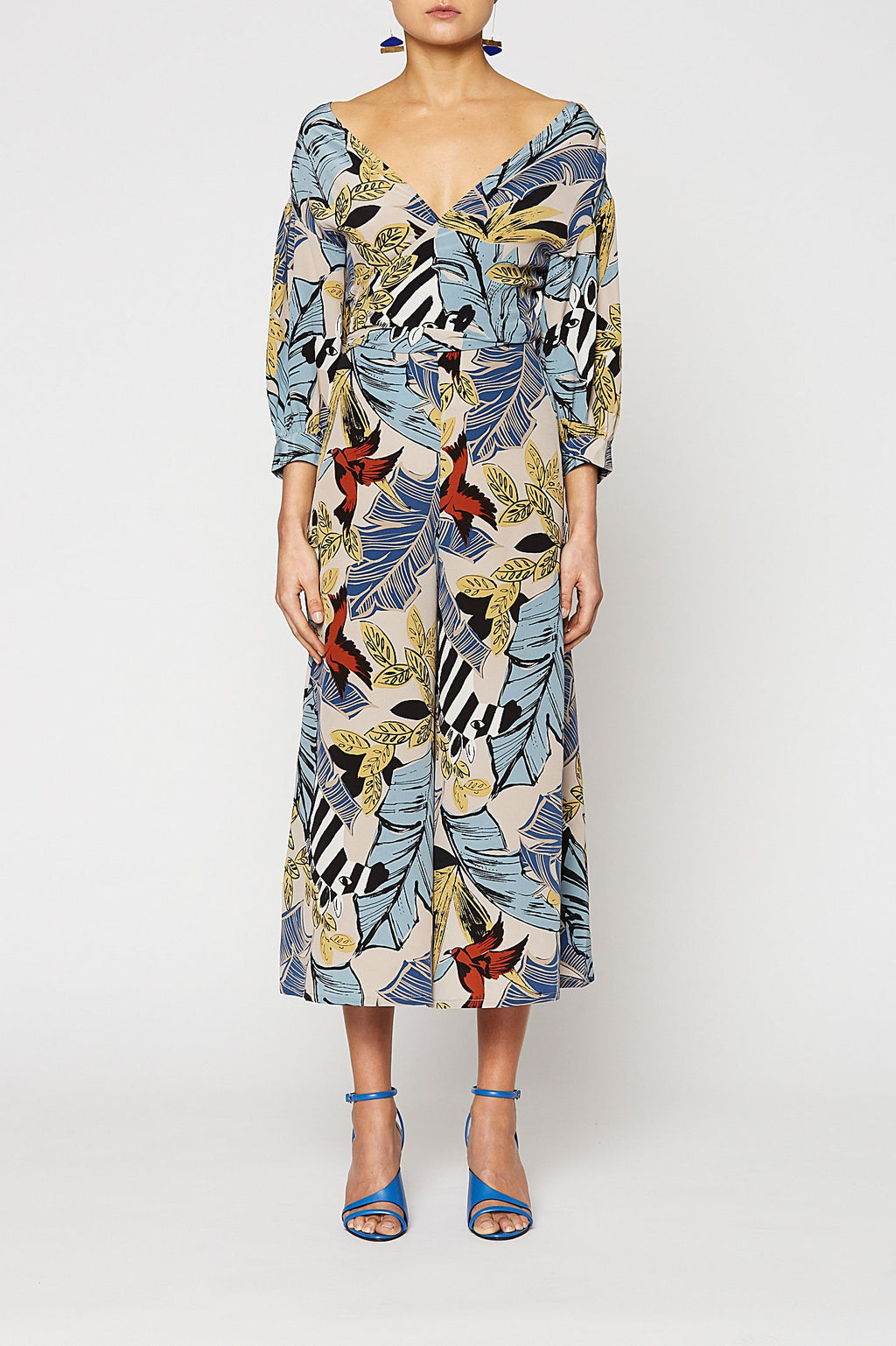 CDC ZEBRA WRAP JUMPSUIT