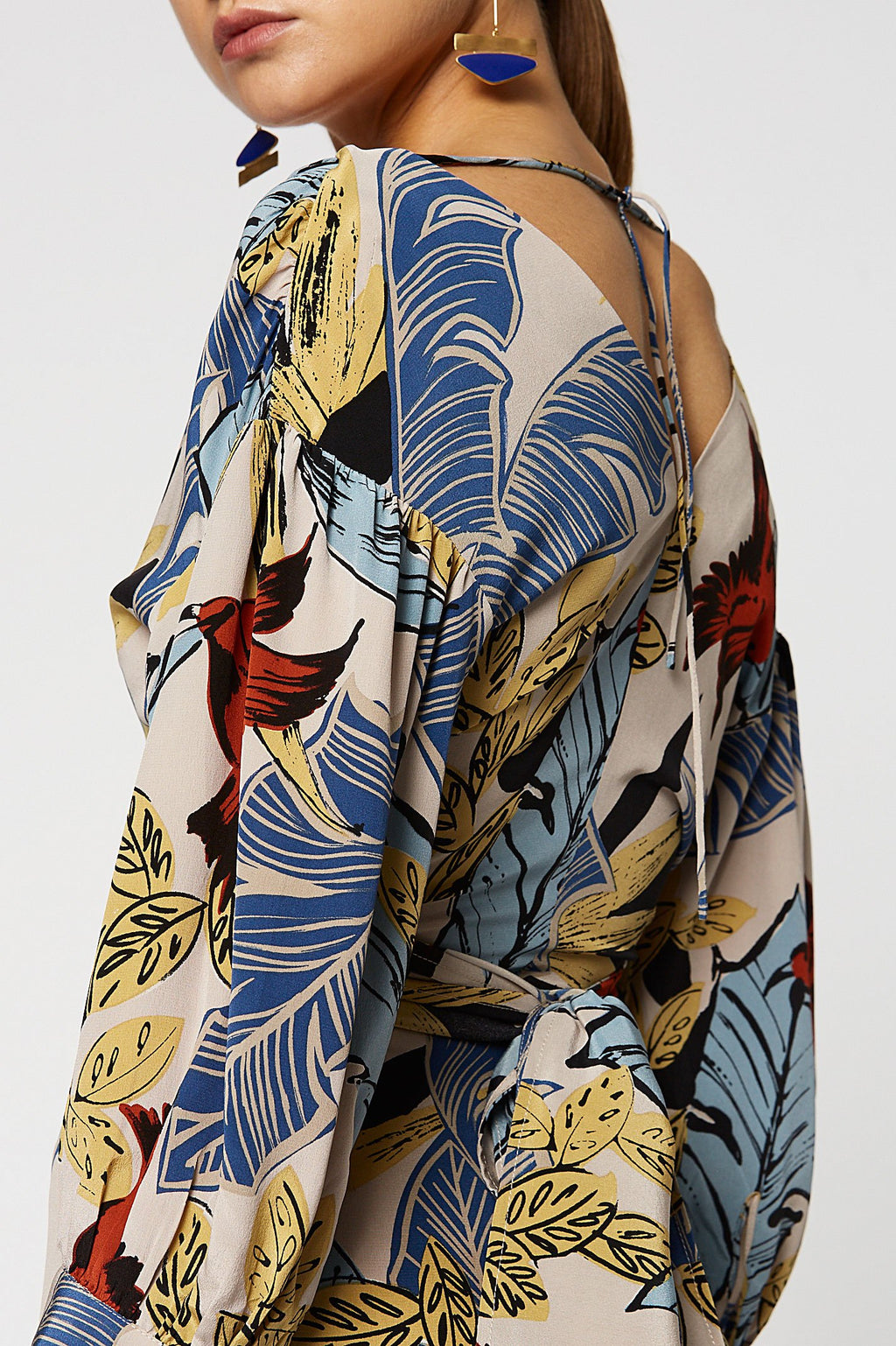 CDC ZEBRA WRAP JUMPSUIT