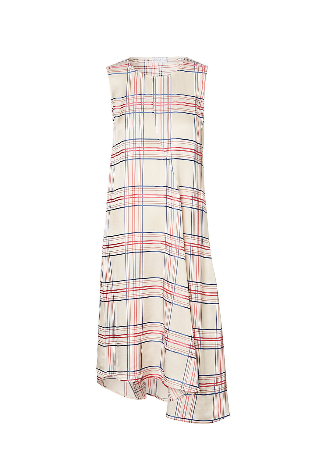 CHECK SLIP DRESS