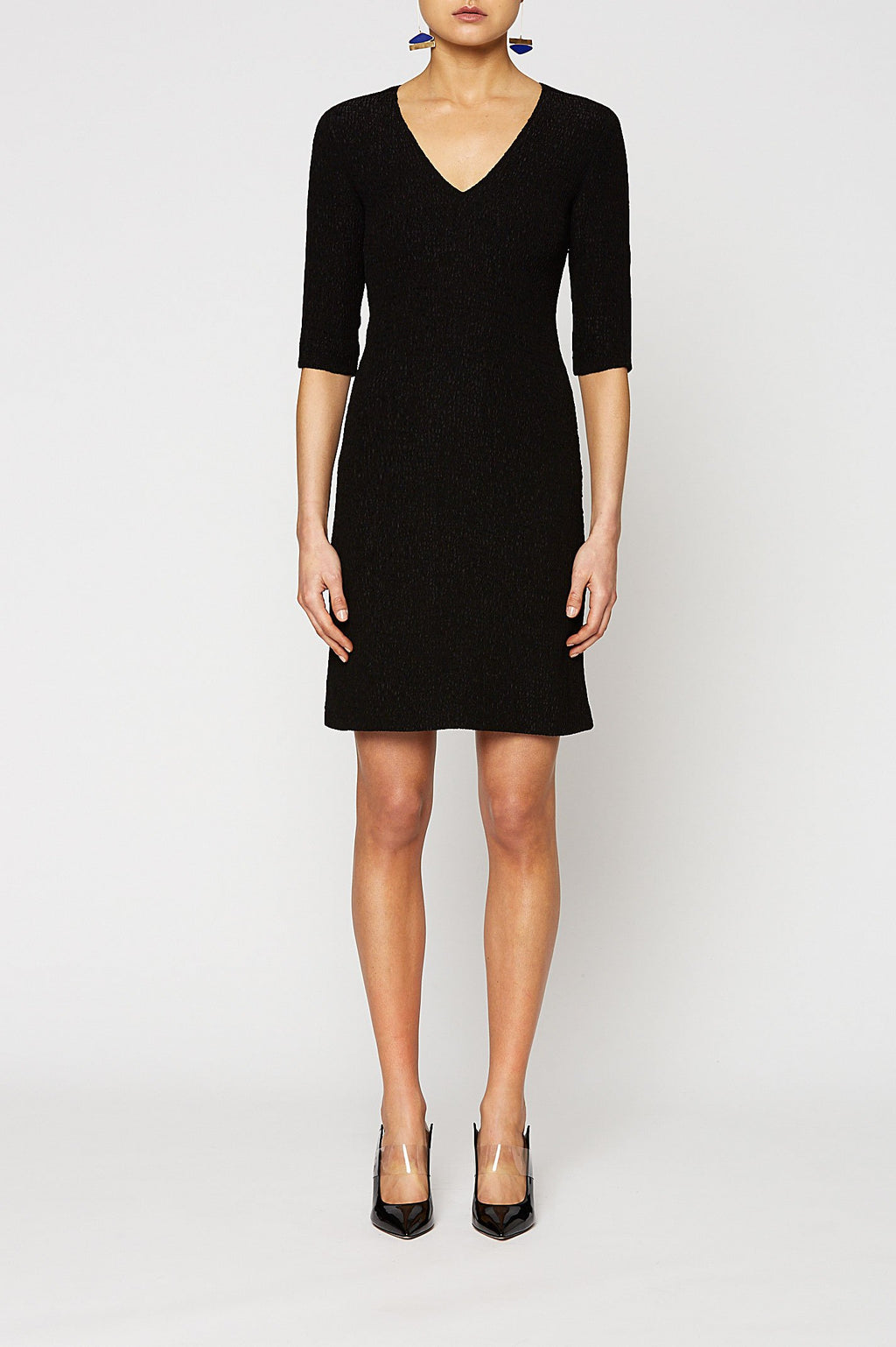 STRETCH REPTILE MINI DRESS