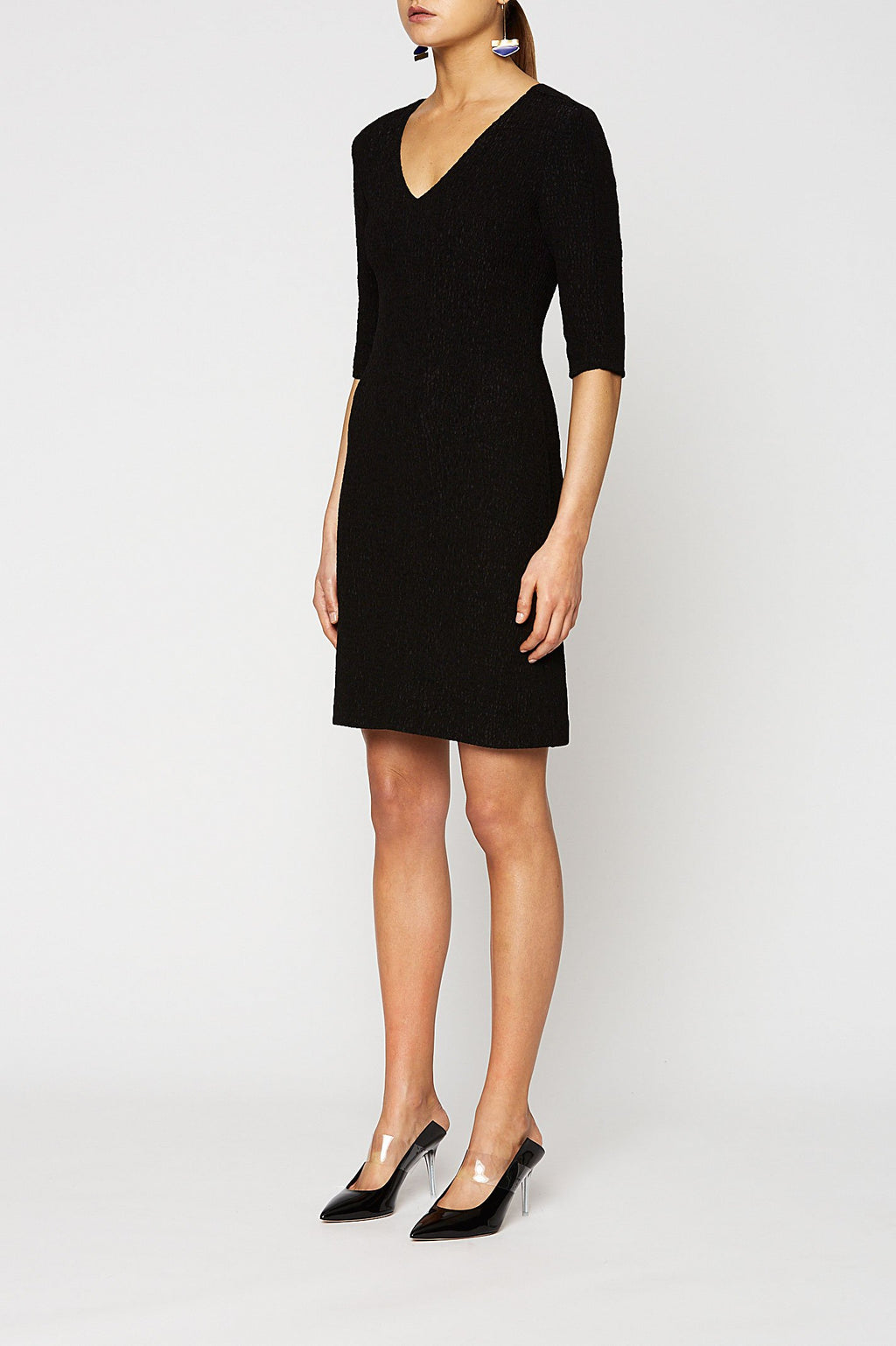 STRETCH REPTILE MINI DRESS