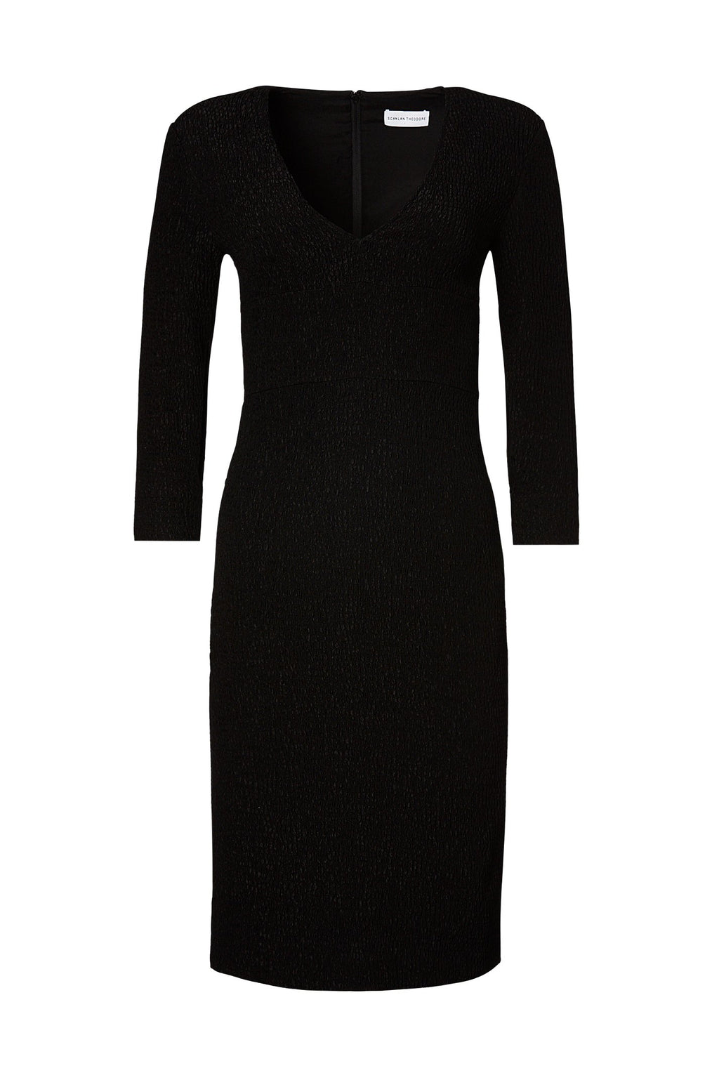 STRETCH REPTILE PENCIL DRESS