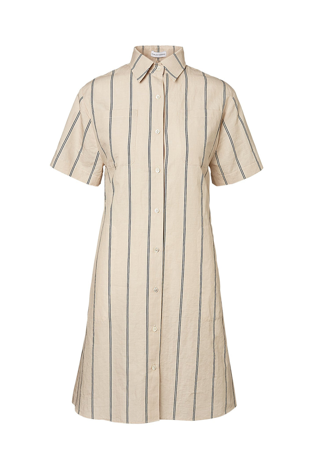 NAUTICA STRIPED SHIRT DRESS